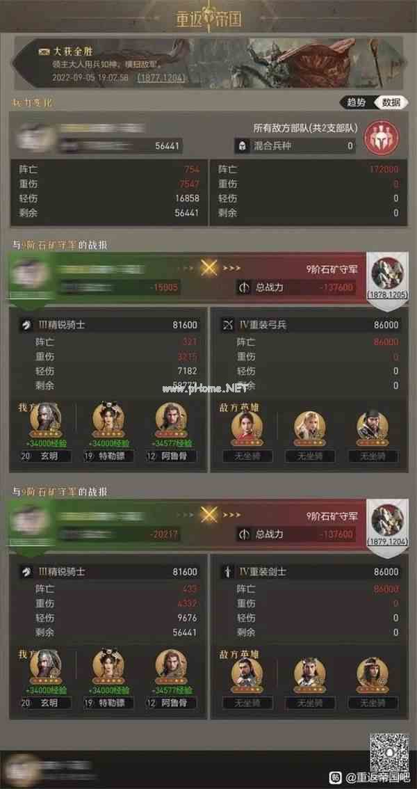 《重返帝国》李广阵容大盘点，速速来抄作业