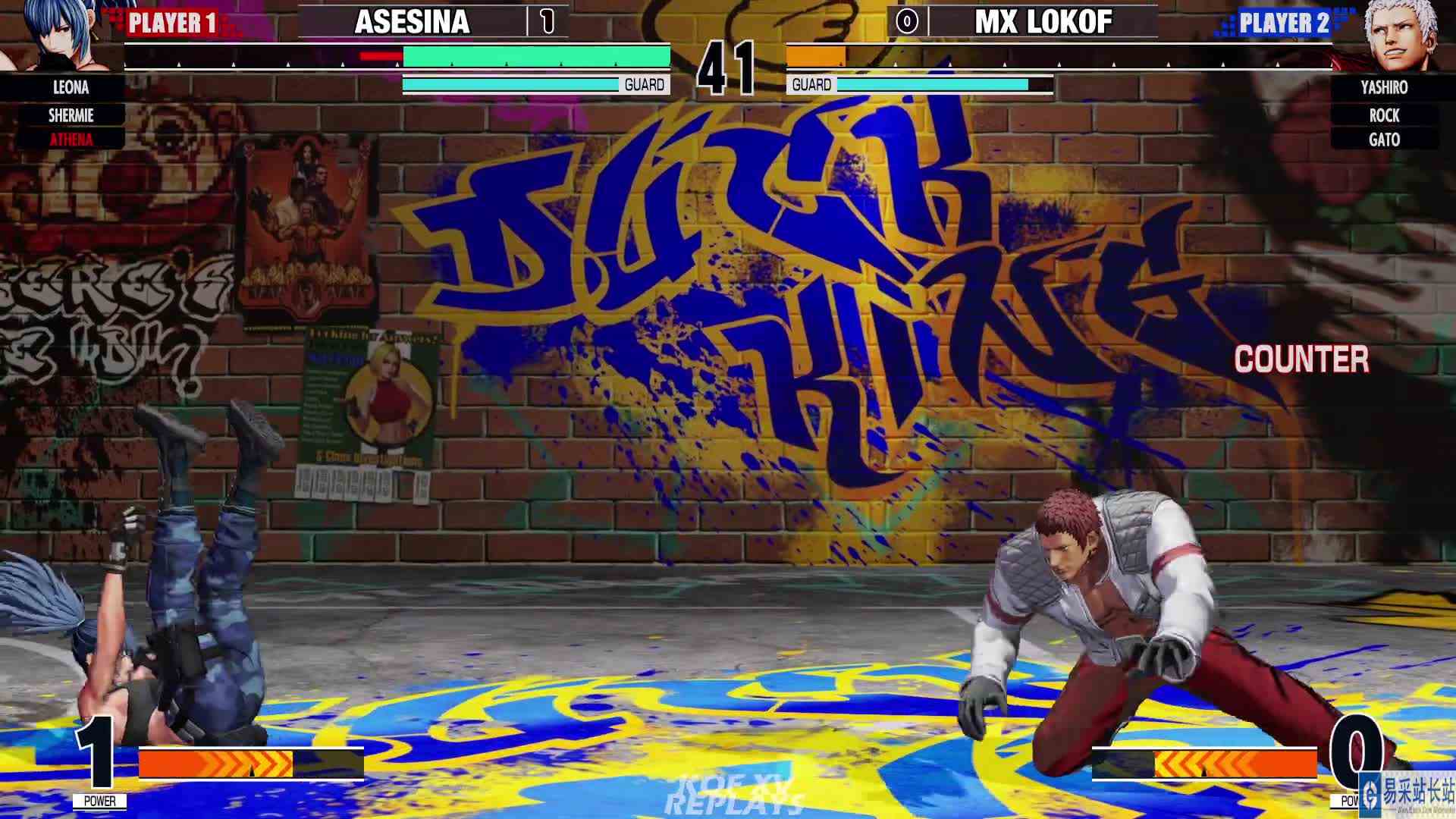 拳皇 XV：Ases（雅典娜、夏尔米）VS MX（七枷社、牙刀） #游戏新星扶持计划 