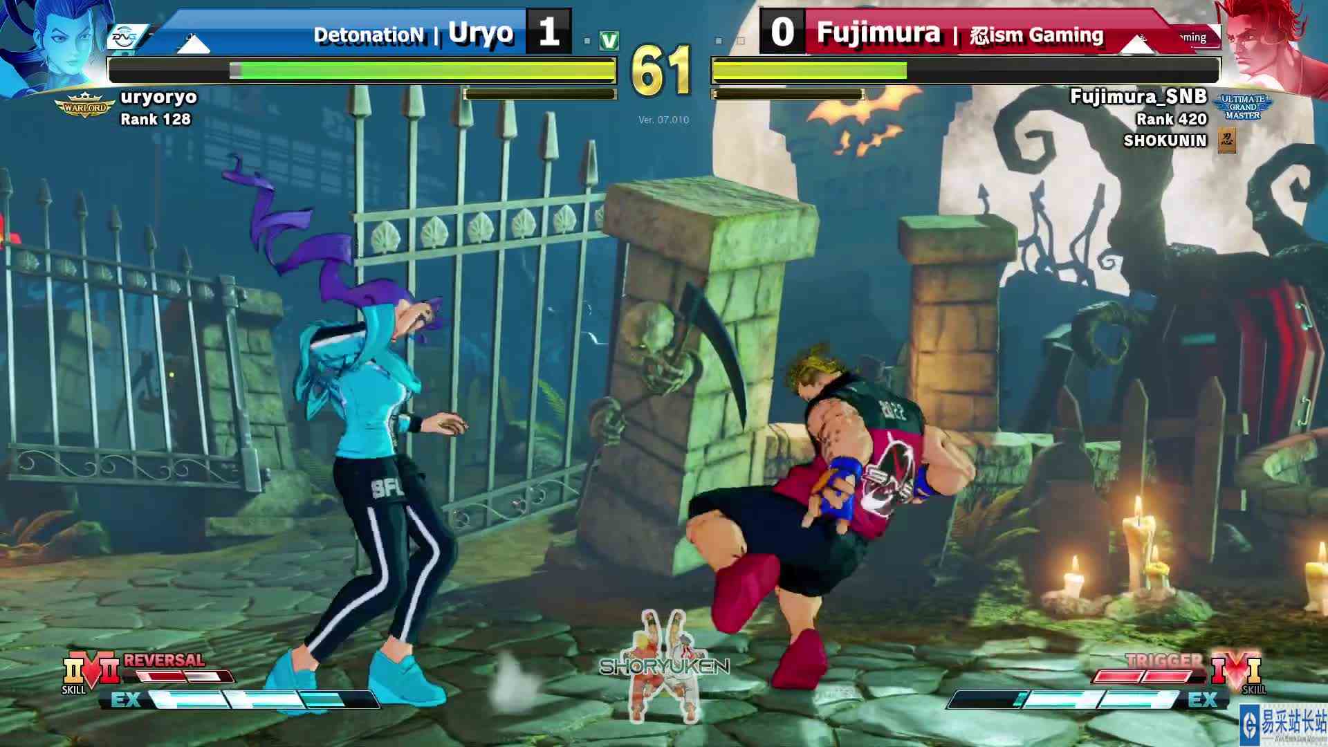 街霸 5：Uryo（罗丝）VS 藤村（卢克） #游戏新星扶持计划 