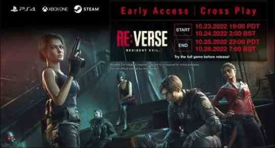 《生化危机Re:Verse》即将开启跨平台抢先体验