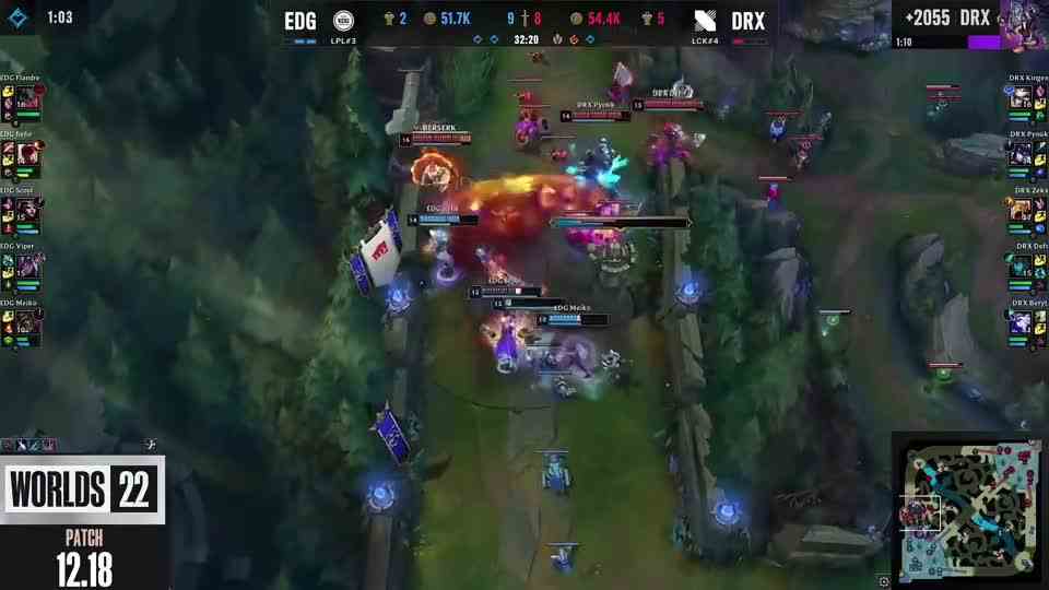 【S12全球总决赛】淘汰赛 EDG vs DRX 第四局