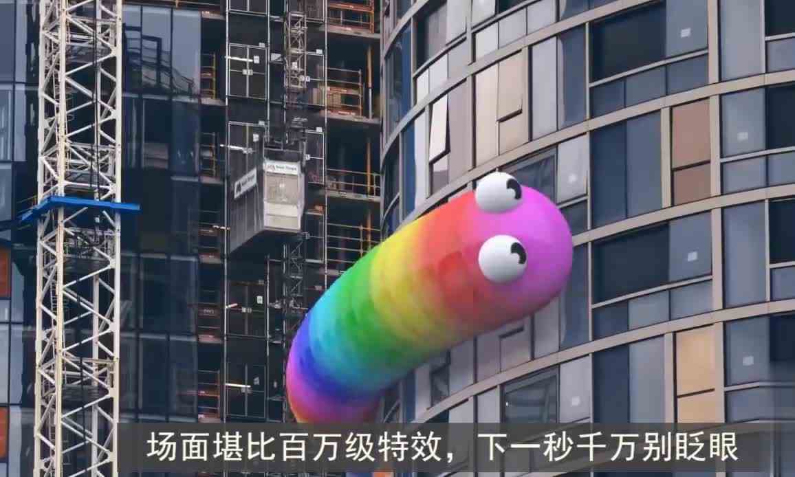 当贪吃蛇误入现实世界，会是什么场景？场面堪比百万特效