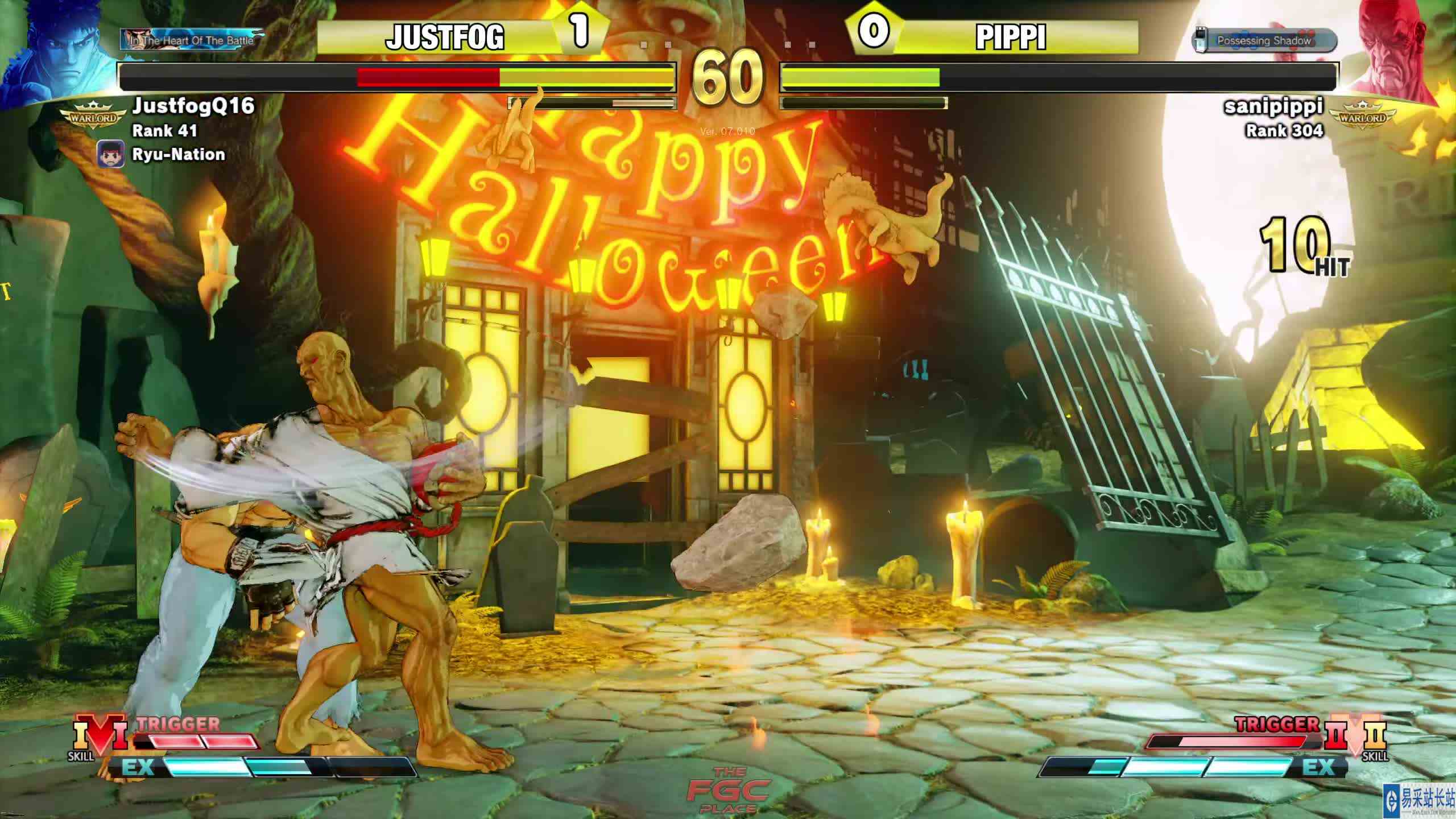 街霸 5：Justfog（隆）VS Pippi（欧罗） #游戏新星扶持计划 