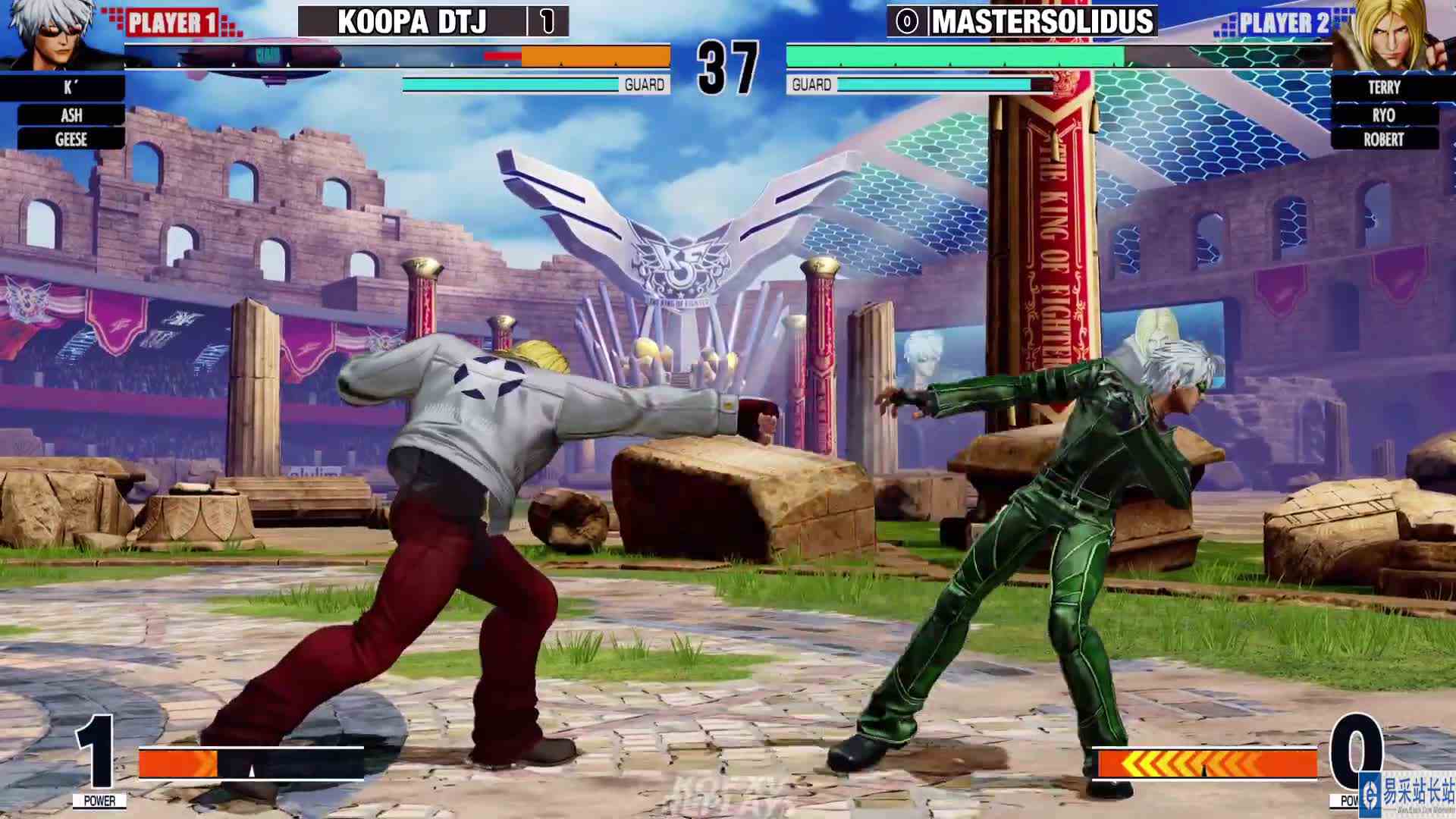 拳皇 XV：MtS（特瑞、良、罗伯特）VS DTJ（K\x27、吉斯） #游戏新星扶持计划 