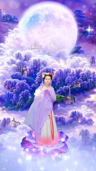 嫦娥姐姐为什么又不开心了#仙境云海 #嫦娥奔月 #广寒宫