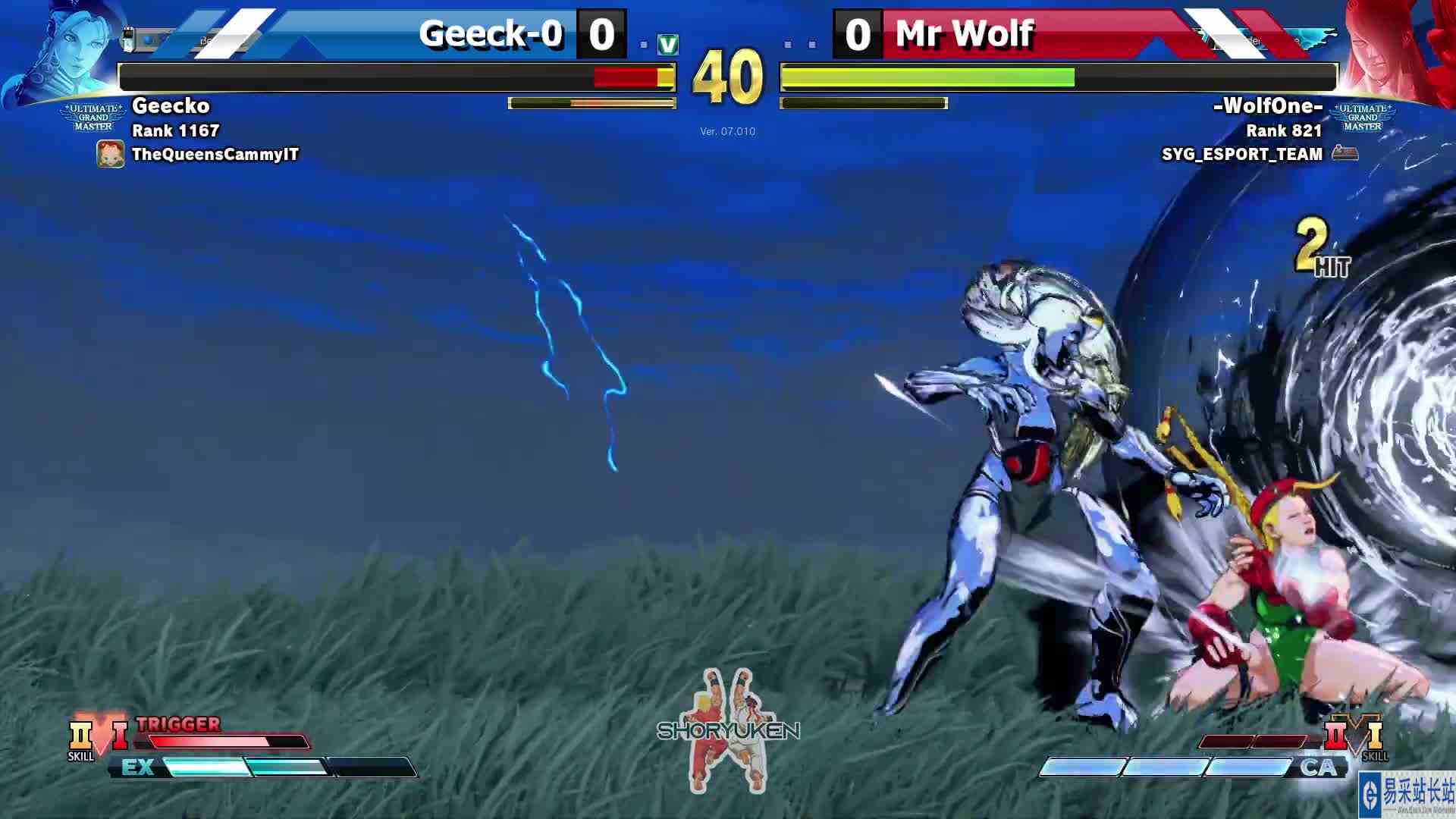 街霸 5：Geeck（嘉米）VS MrWolf（塞斯） #游戏新星扶持计划 