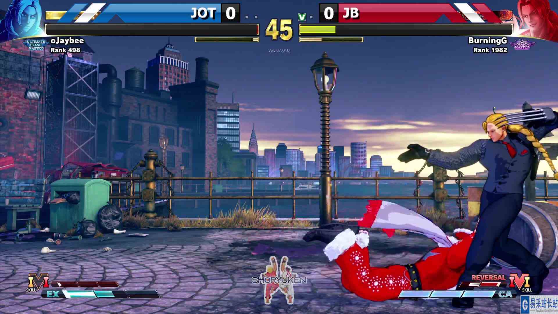 街霸 5：JOT（拉希德）VS JB（科迪） #游戏新星扶持计划 