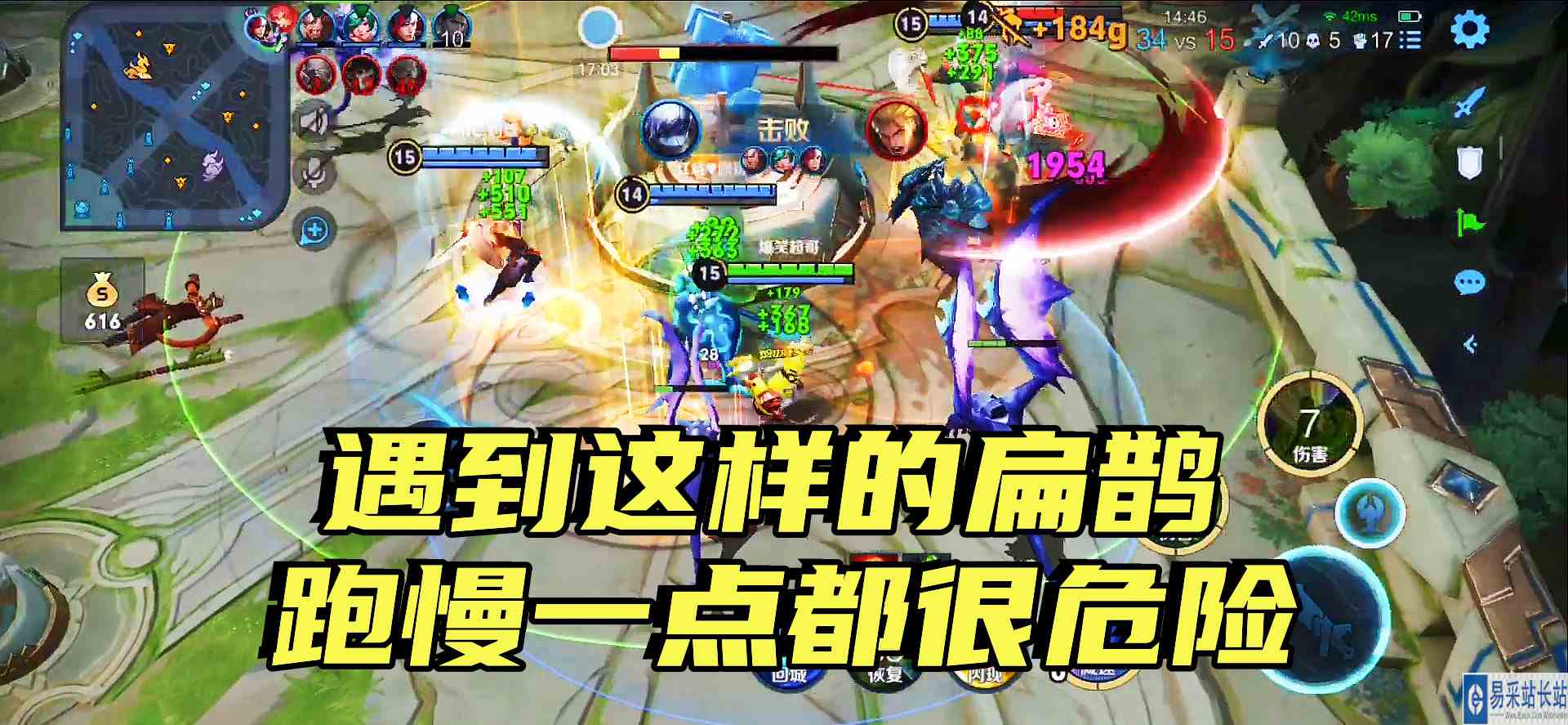 打死都不要遇到这样的扁鹊，全程到处放毒恶心人，跑慢一点就完蛋#最强中路组