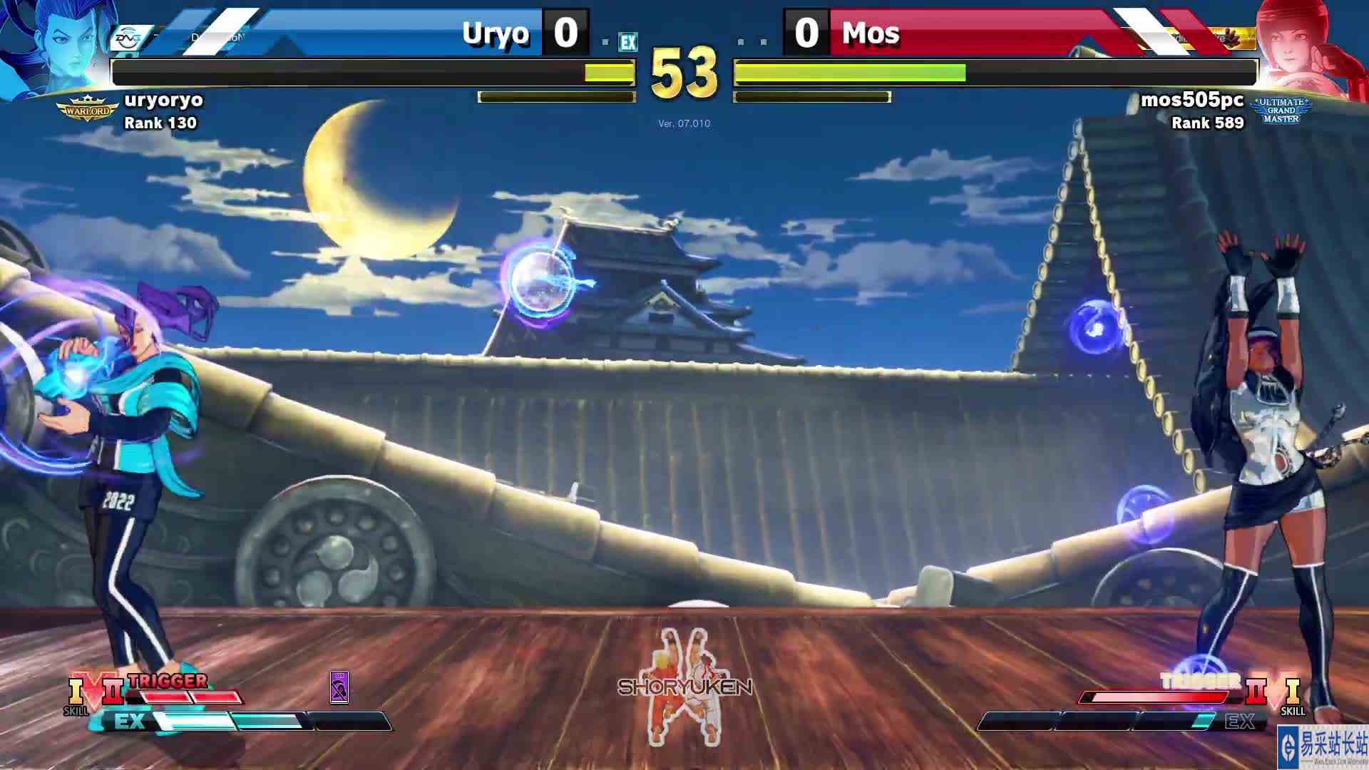 街霸 5：Uryo（罗丝）VS MOS（麦奈特） #游戏新星扶持计划 