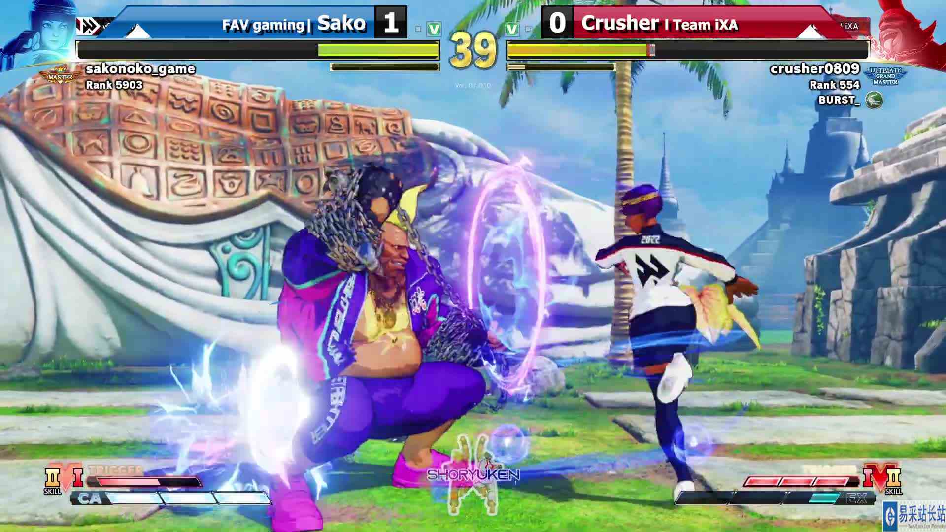 街霸 5：Sako（麦奈特）VS Crusher（伯迪） #游戏新星扶持计划 