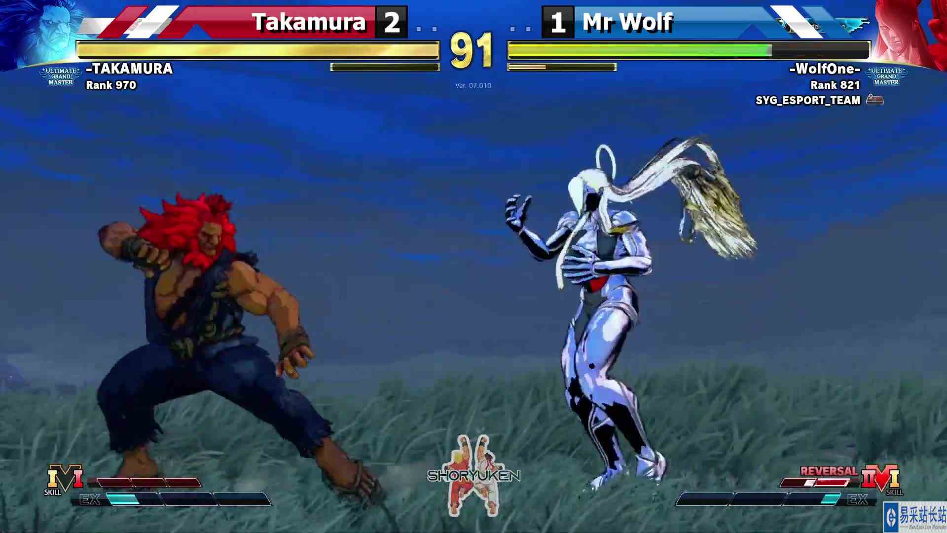 街霸 5：MrWolf（塞斯）VS Takamura（豪鬼） #游戏新星扶持计划 