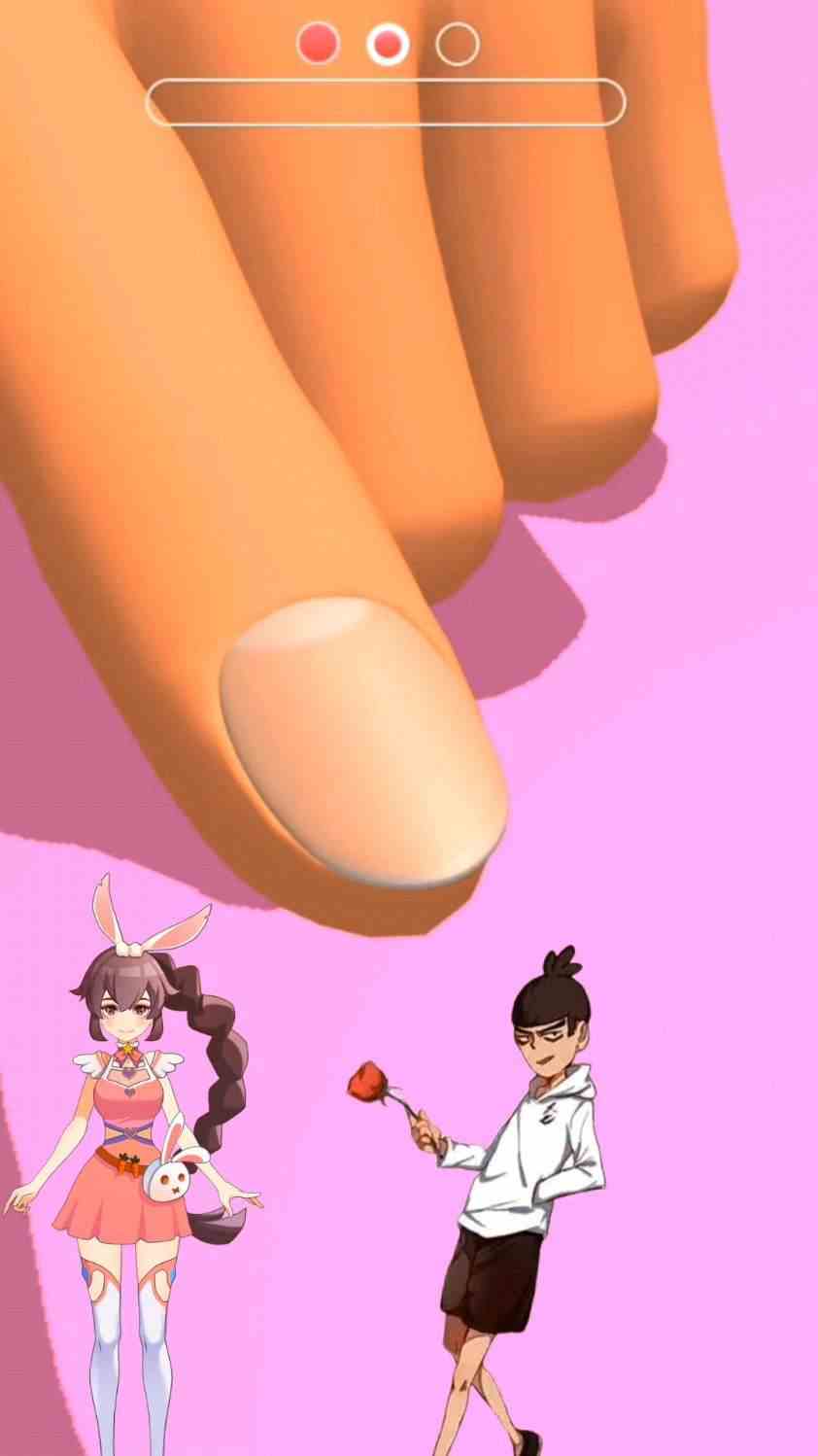 这是谁在给小舞做指甲