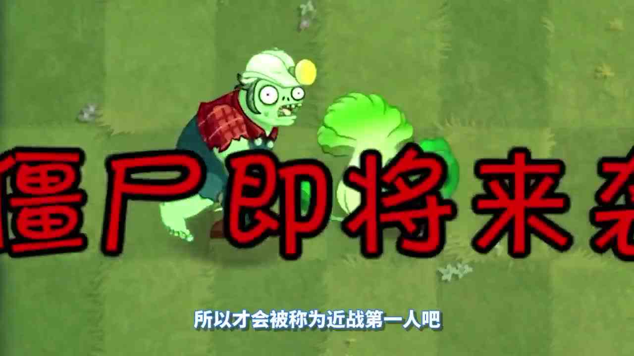 植物大战僵尸：白卡菜问自称近战第一人？结果太惨了！