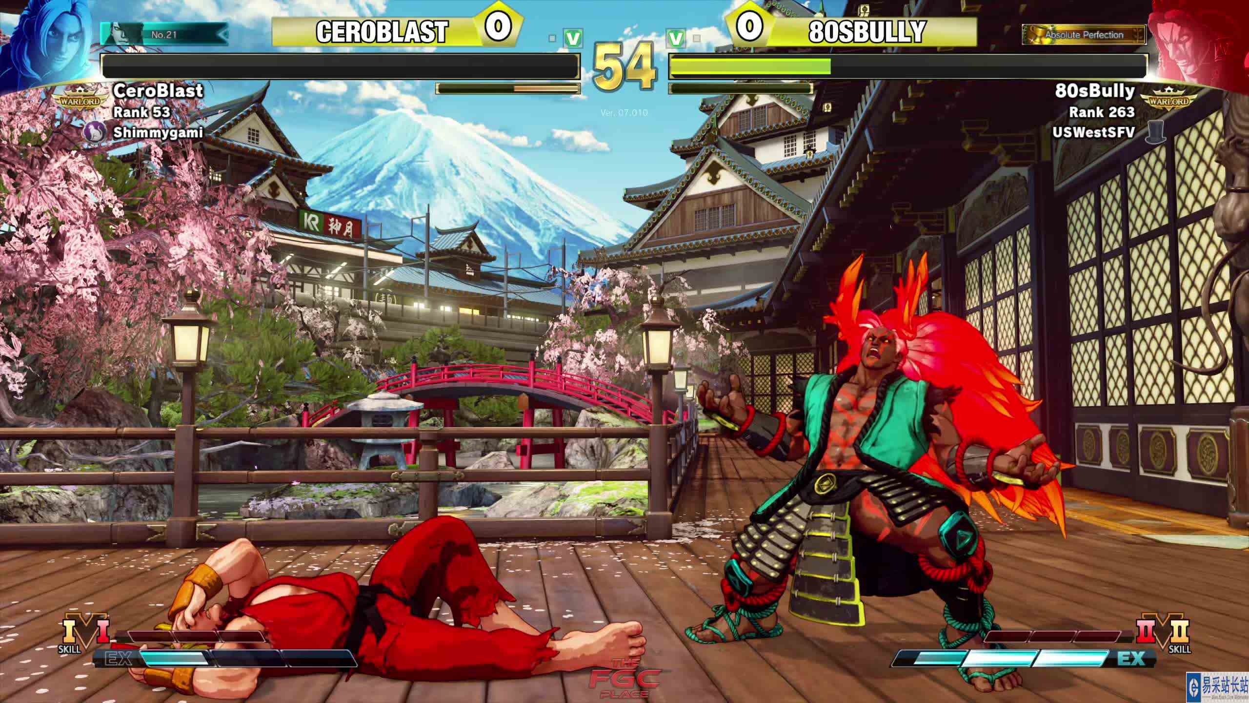 街霸 5：Ceroblast（肯）VS 80sBully（内卡利） #游戏新星扶持计划 