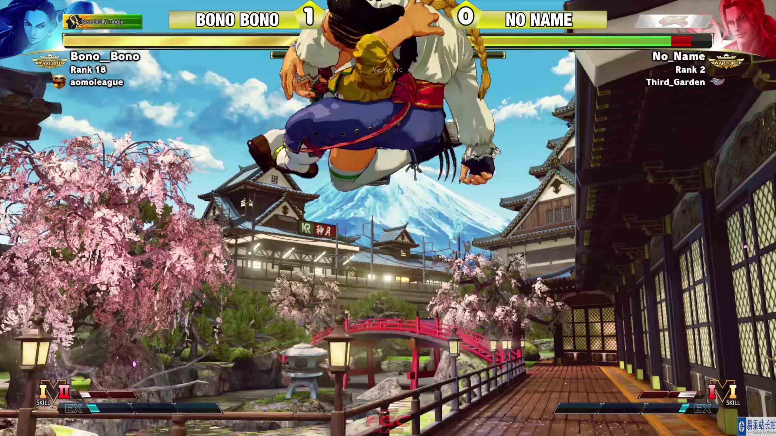 街霸 5：BONO（劳拉）VS NoName（巴洛克） #游戏新星扶持计划 