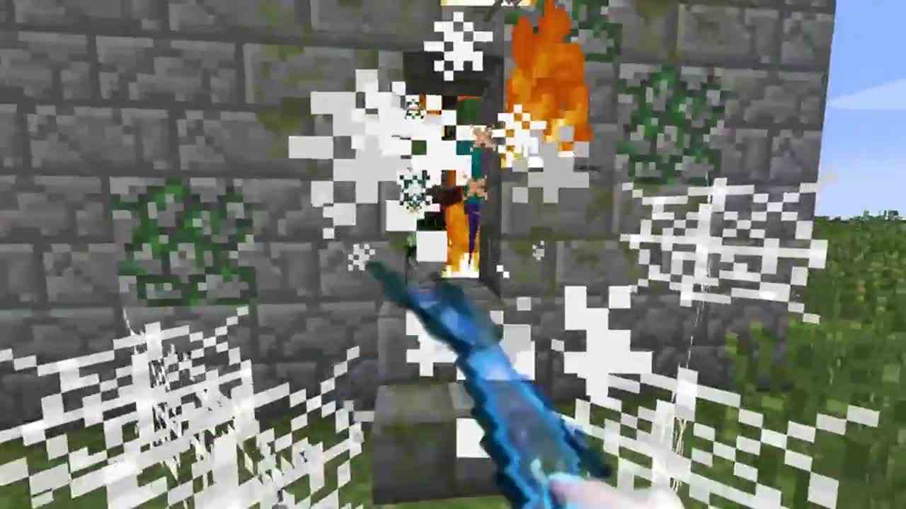 我的世界真人版 古老秘室大战怪物群？