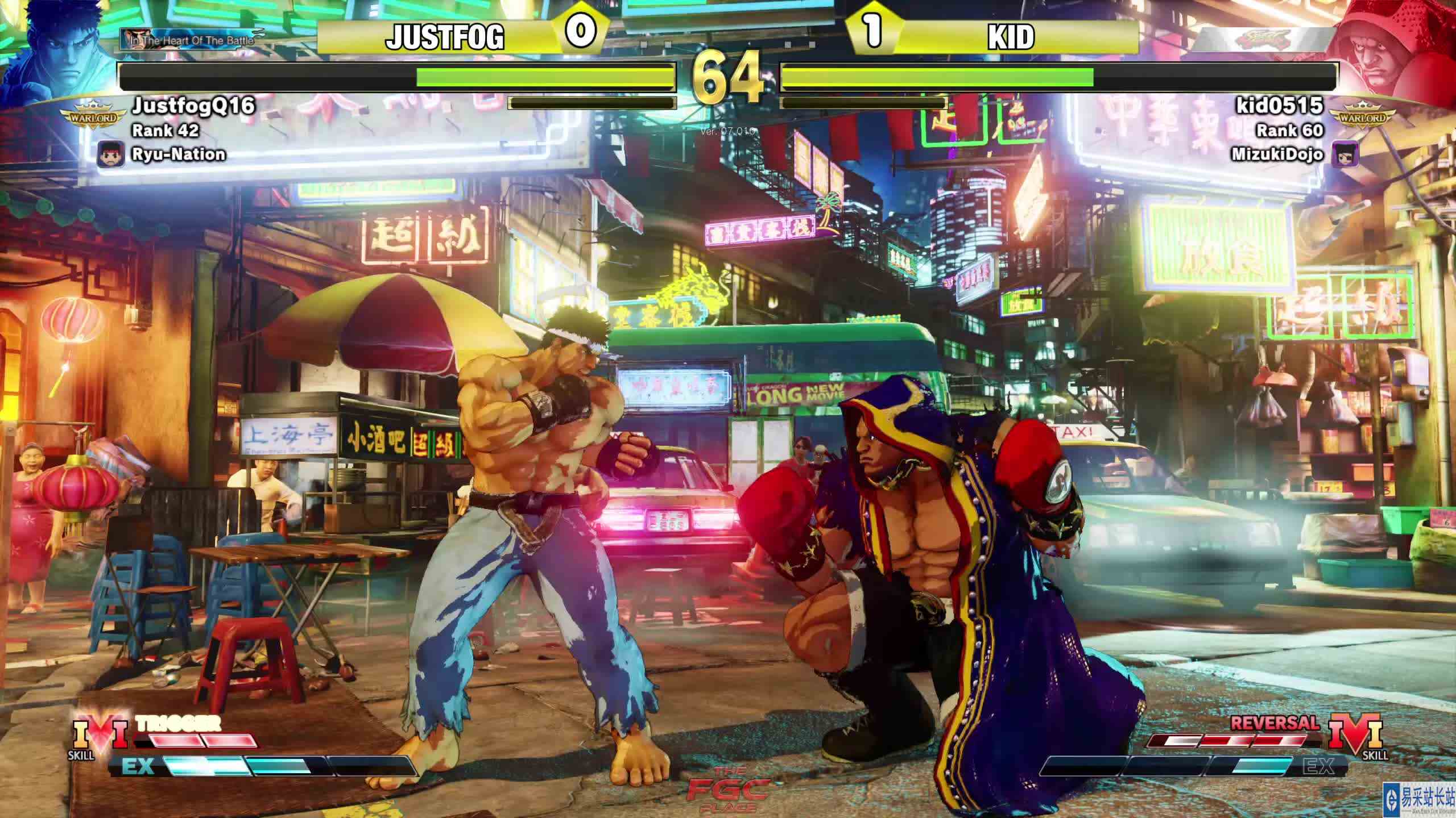 街霸 5：Justfog（隆）VS Kid（拜森） #游戏新星扶持计划 