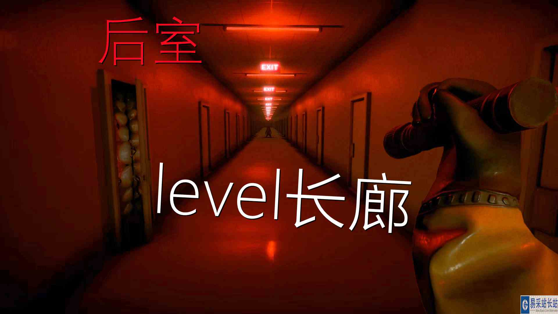 【无尽】《后室》游戏level长廊四人联机速通 全流程通关攻略#恐怖游戏#后室