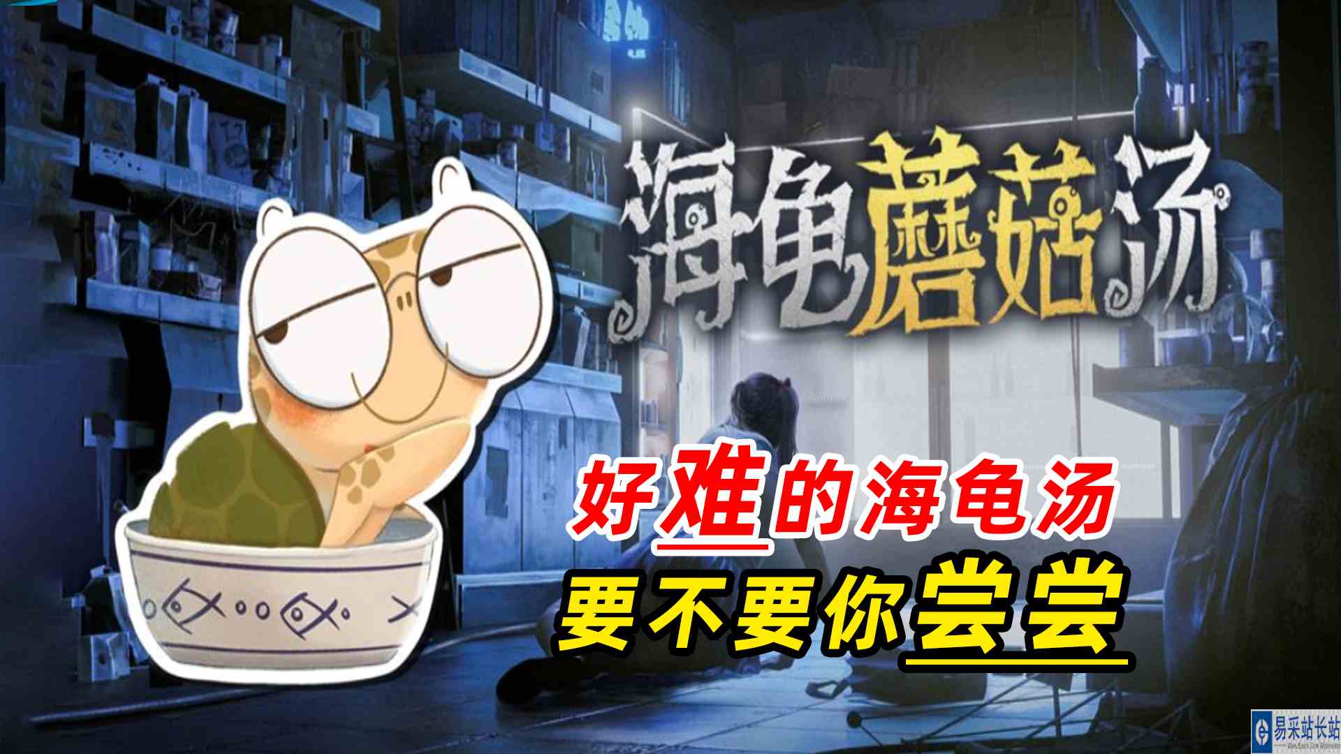海龟蘑菇汤：当海龟碰上蘑菇，这碗汤味道怎么样？一个人就可以玩哦
