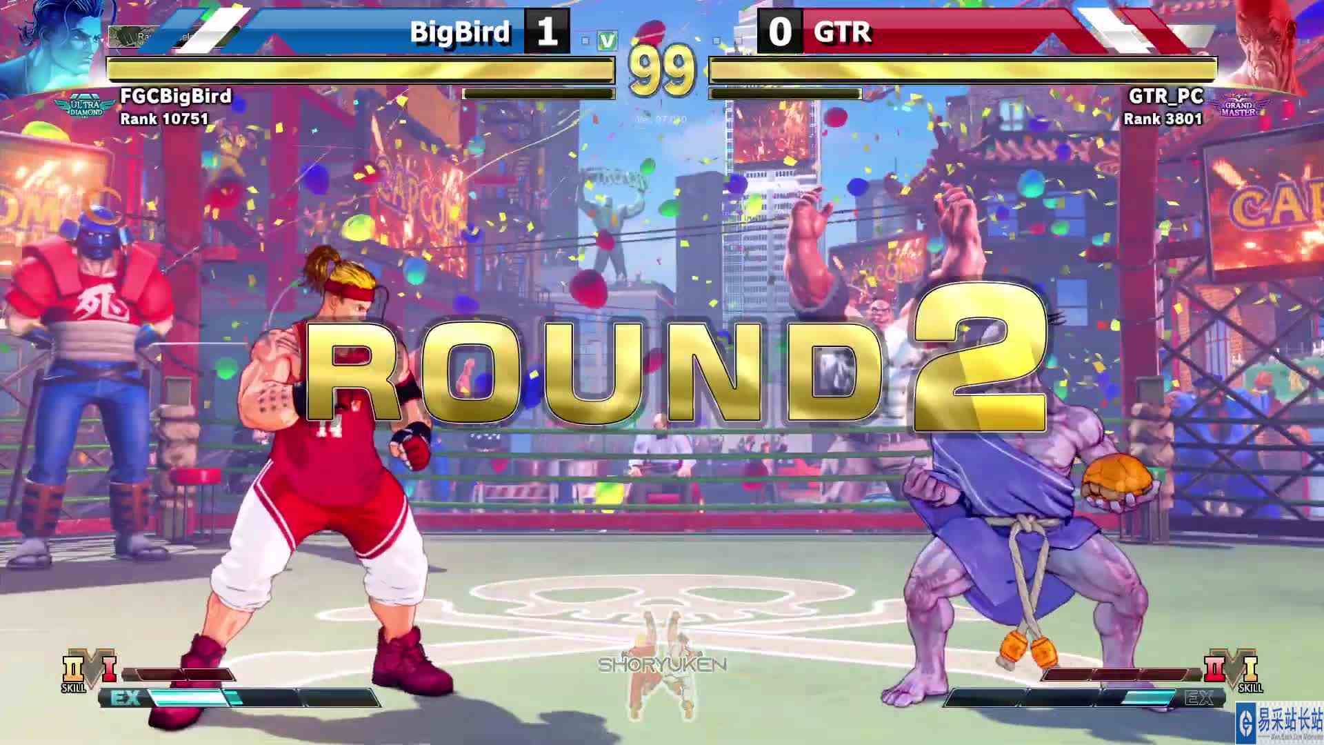 街霸 5：大鸟（卢克）VS GTR（欧罗） #游戏新星扶持计划 