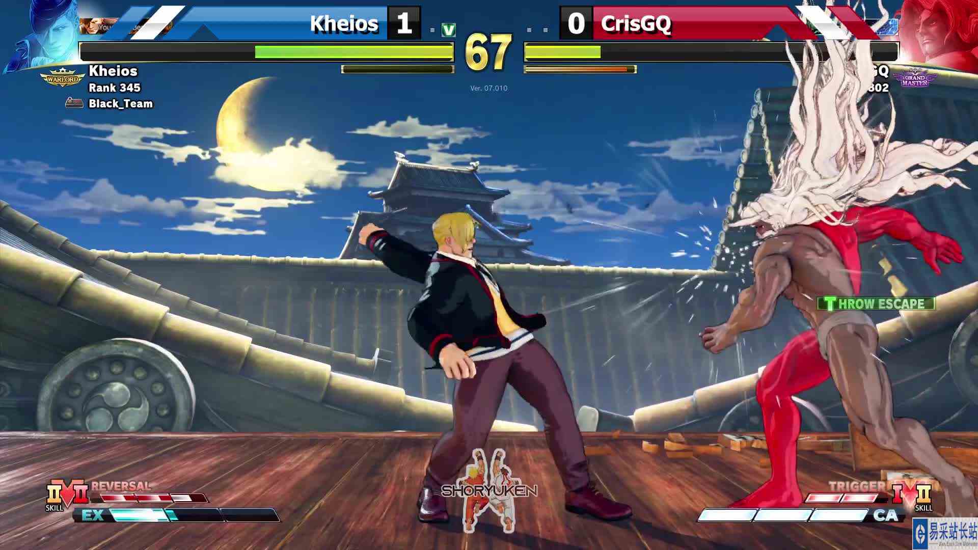 街霸 5：Kheios（艾德）VS CrisGQ（吉尔） #游戏新星扶持计划 