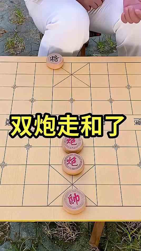象棋残局 双炮走和了