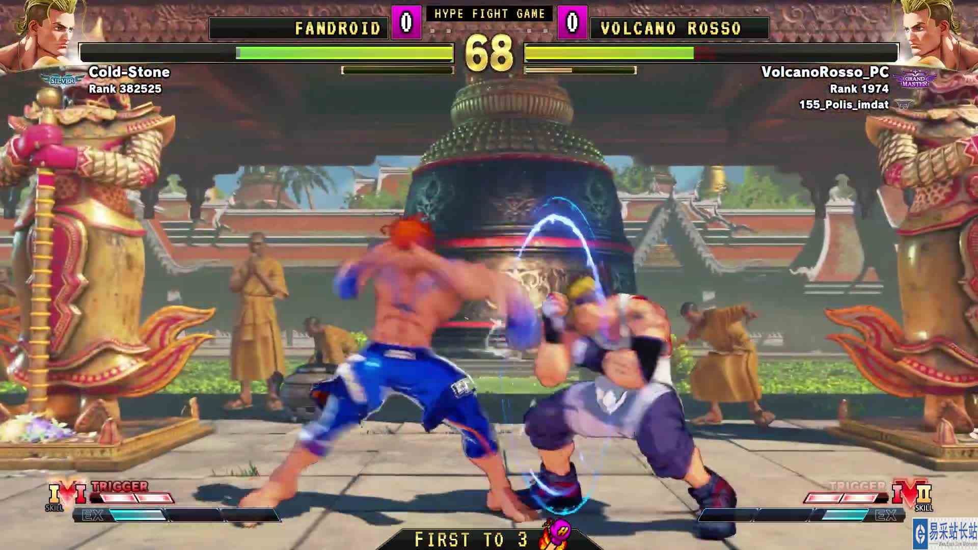街霸 5：Fandroid（卢克）VS VRosso（卢克） #游戏新星扶持计划 