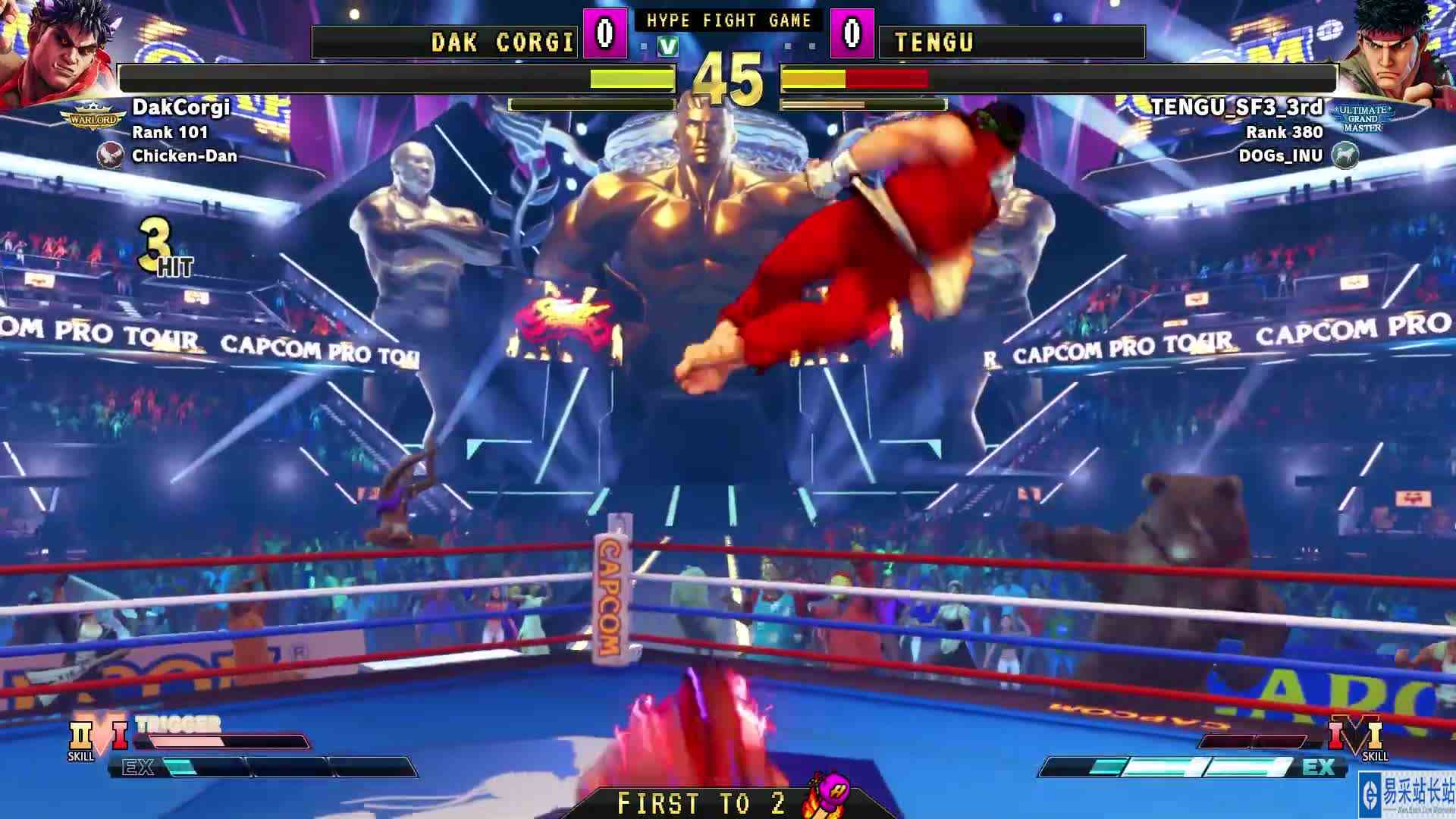 街霸 5：DakCorgi（影隆）VS Tengu（隆） #游戏新星扶持计划 