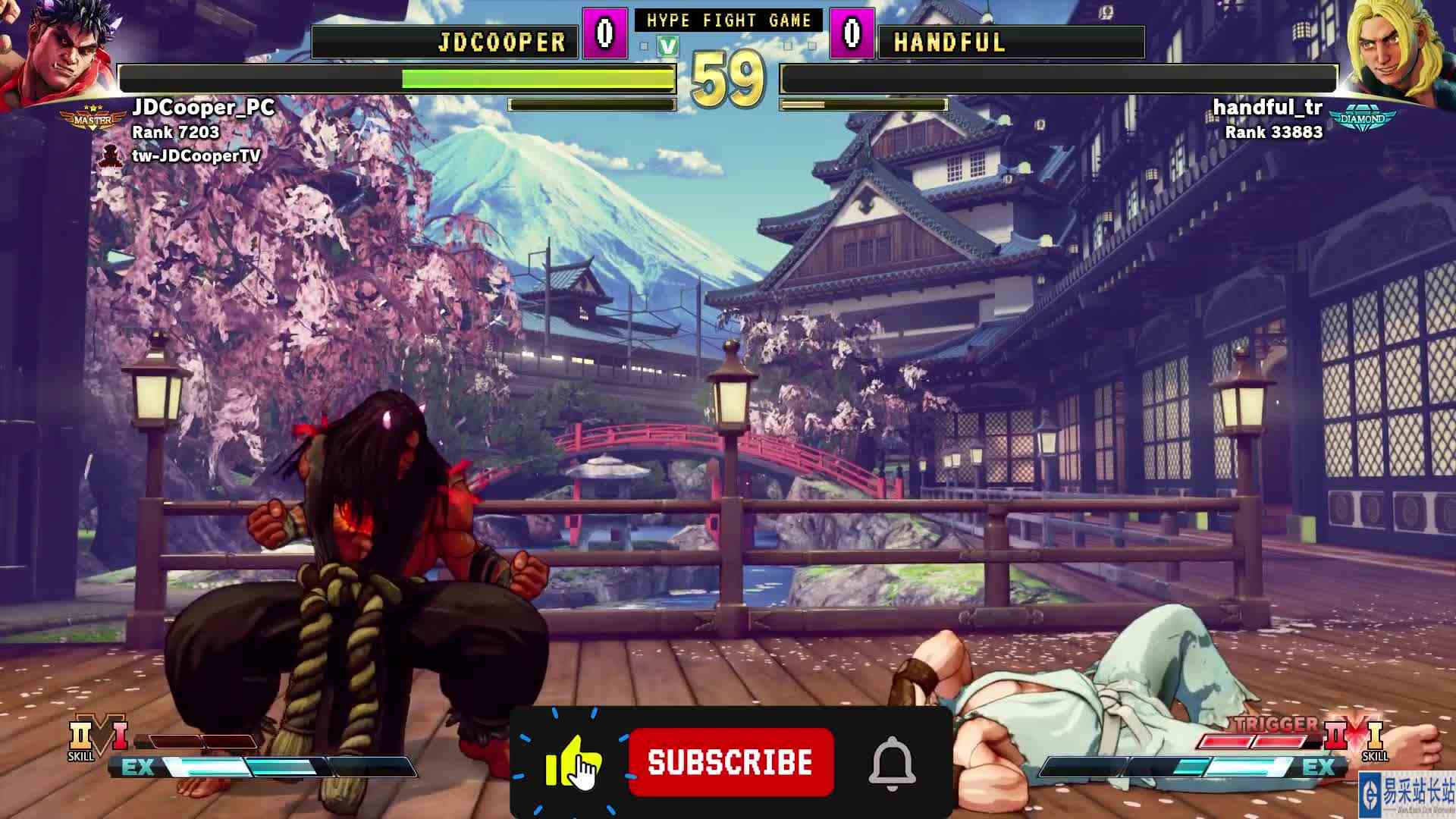 街霸 5：Jdcooper（影隆）VS Handful（肯） #游戏新星扶持计划 