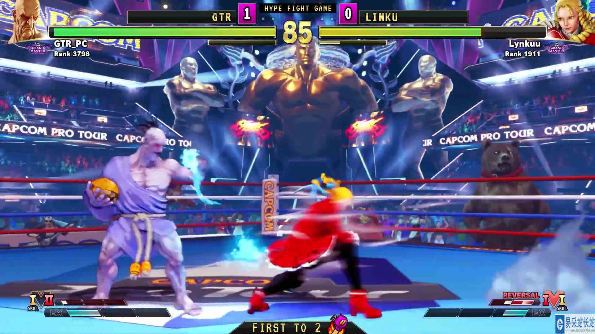 街霸 5：Gtr（欧罗）VS Linku（卡琳） #游戏新星扶持计划 