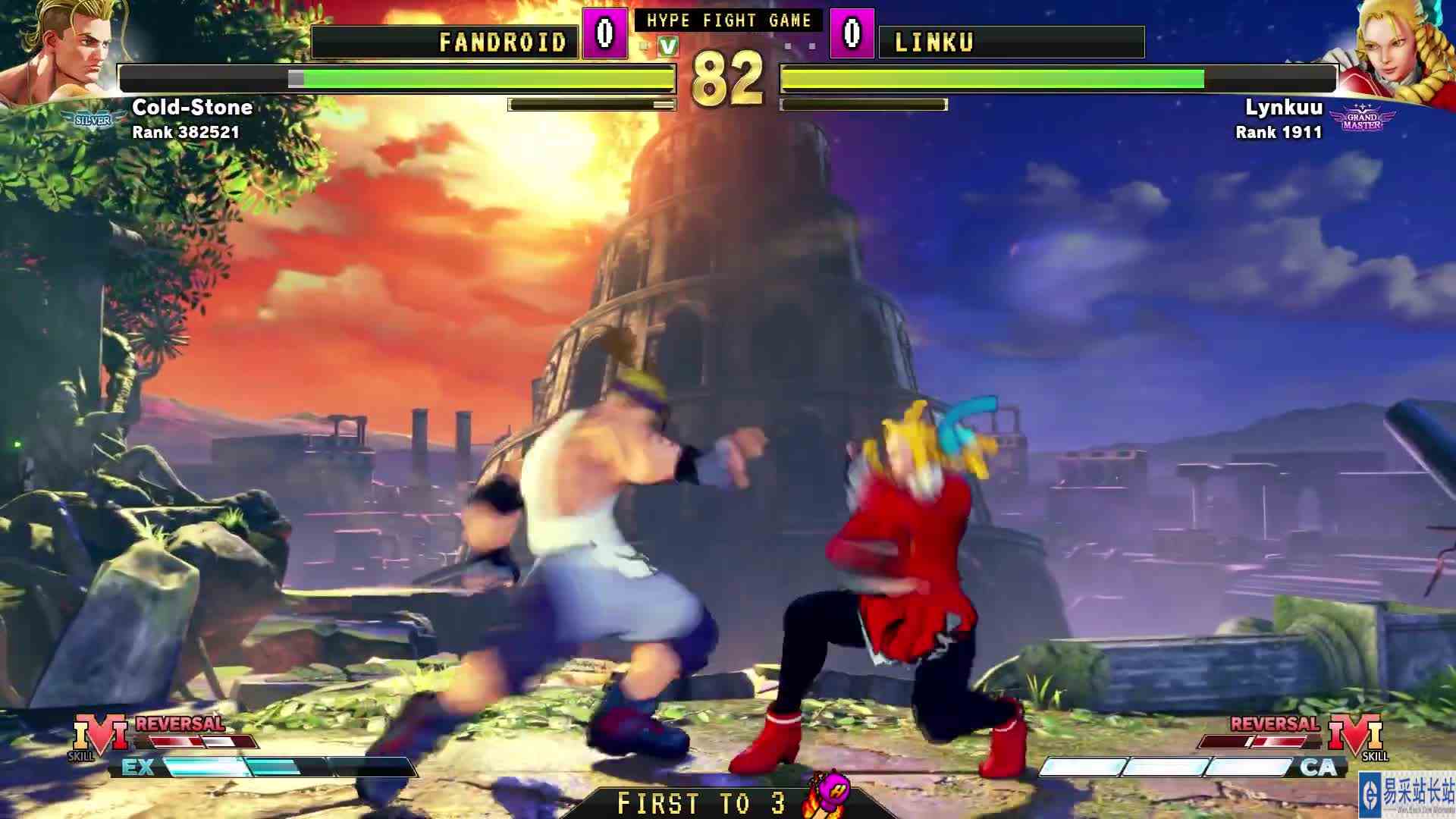 街霸 5：Fandroid（卢克）VS Linku（卡琳） #游戏新星扶持计划 