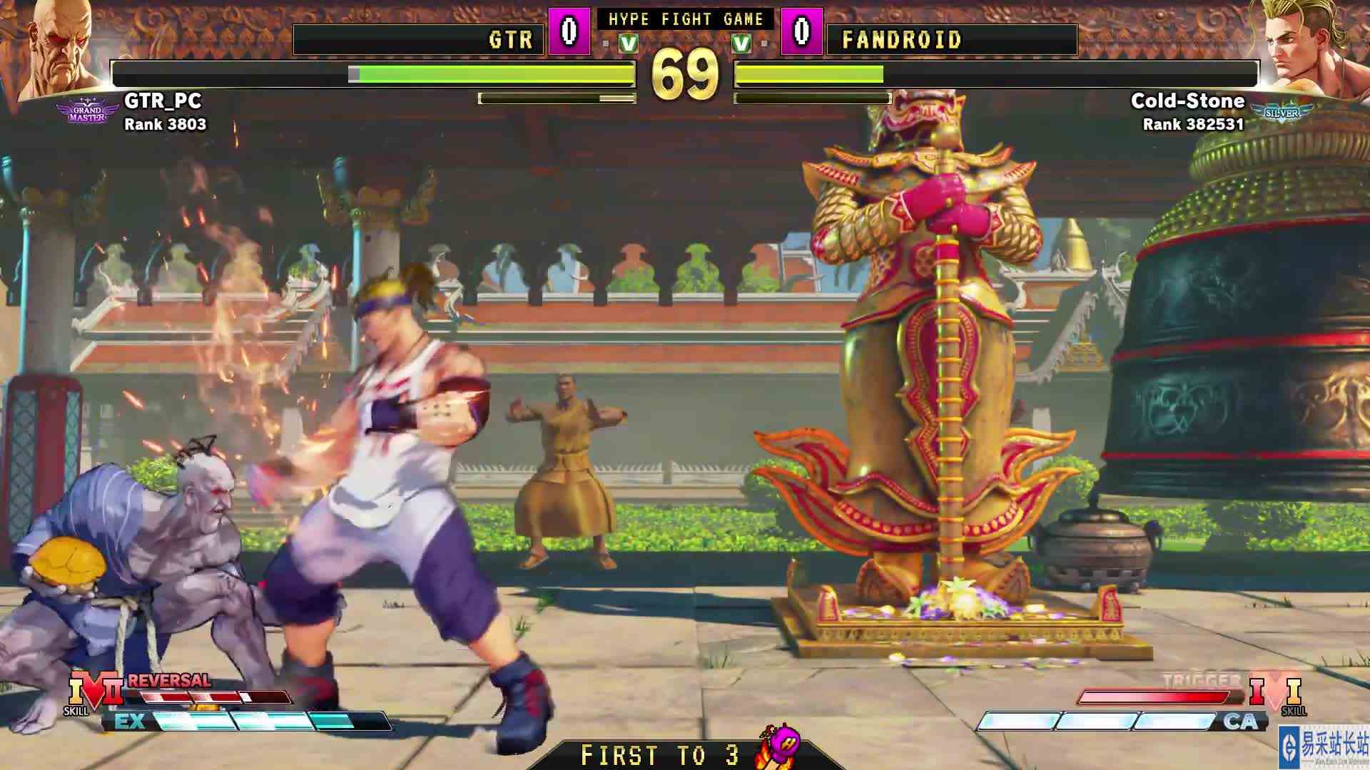 街霸 5：Gtr（欧罗）VS Fandroid（卢克） #游戏新星扶持计划 