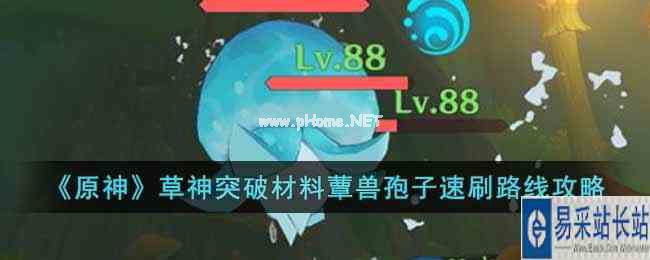 《原神》草神突破材料蕈兽孢子速刷路线攻略