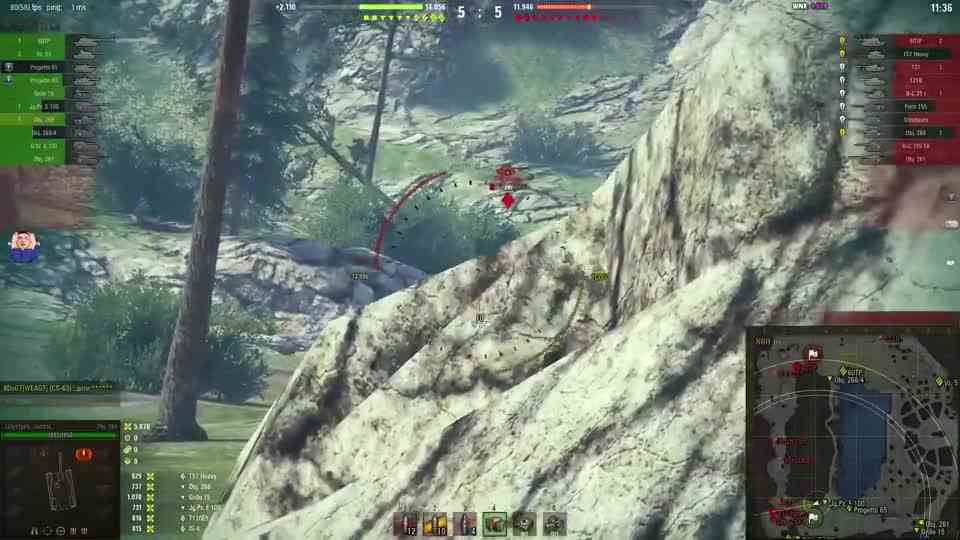 坦克世界：队友是真敢冲（268工程） #游戏精彩时刻 #坦克世界