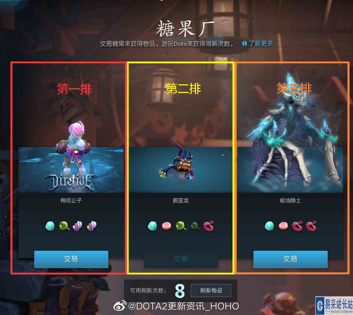 dota2糖果厂活动机制及规律详解