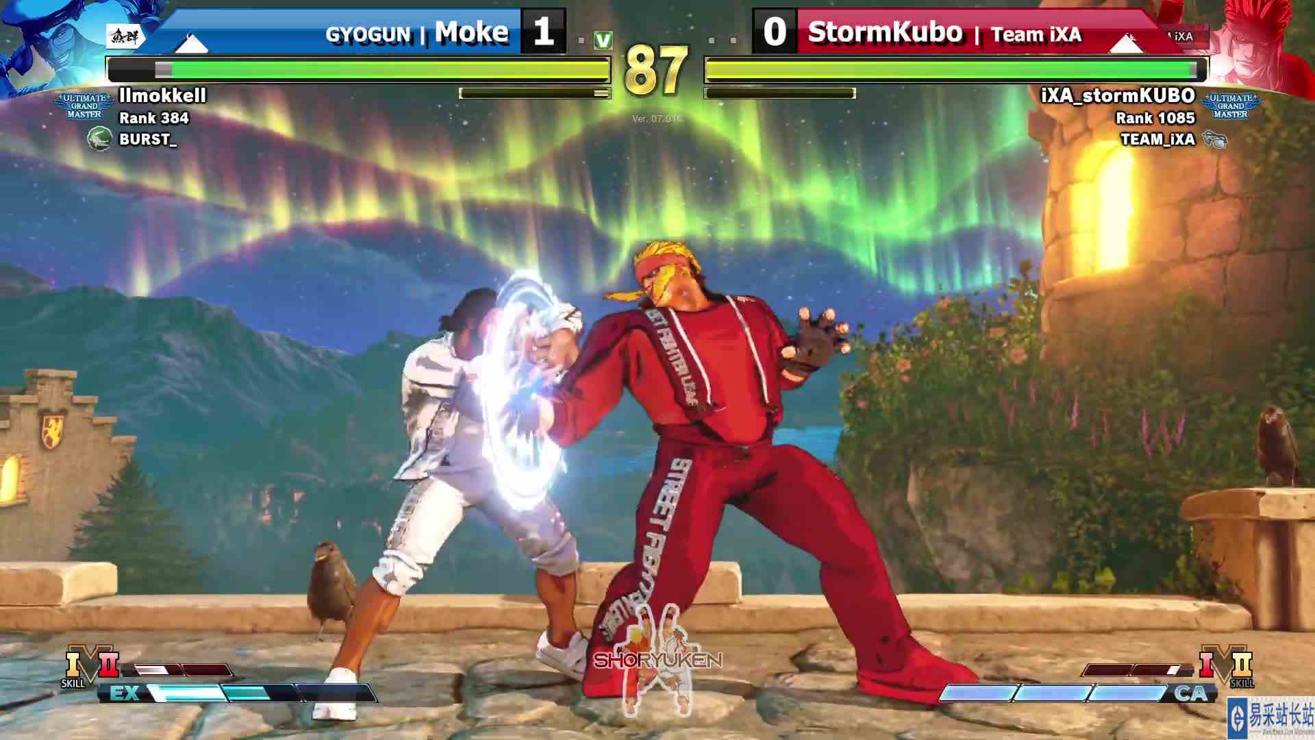 街霸 5：Moke（拉希德）VS 风暴久保（阿历克斯） #游戏新星扶持计划 