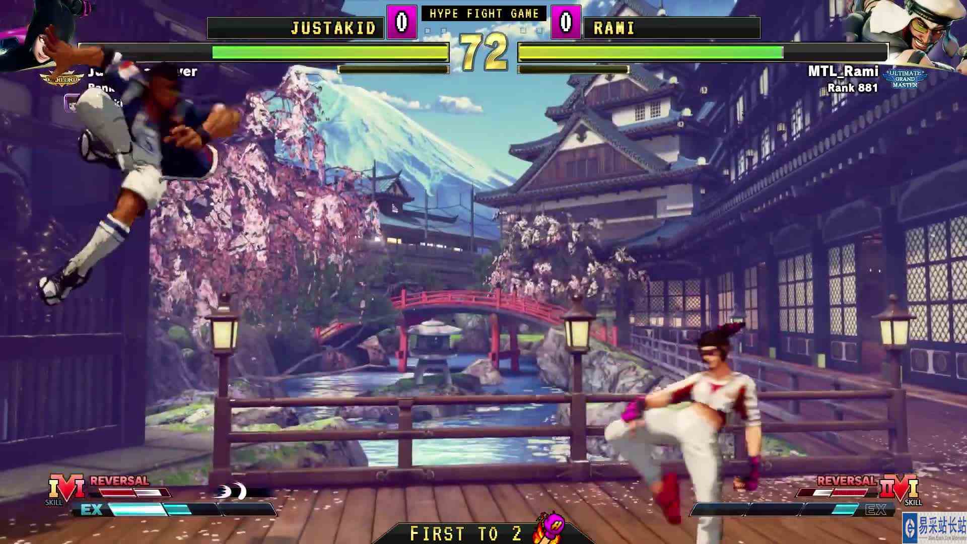 街霸 5：Justakid（茱莉）VS MtlRami（拉希德） #游戏新星扶持计划 