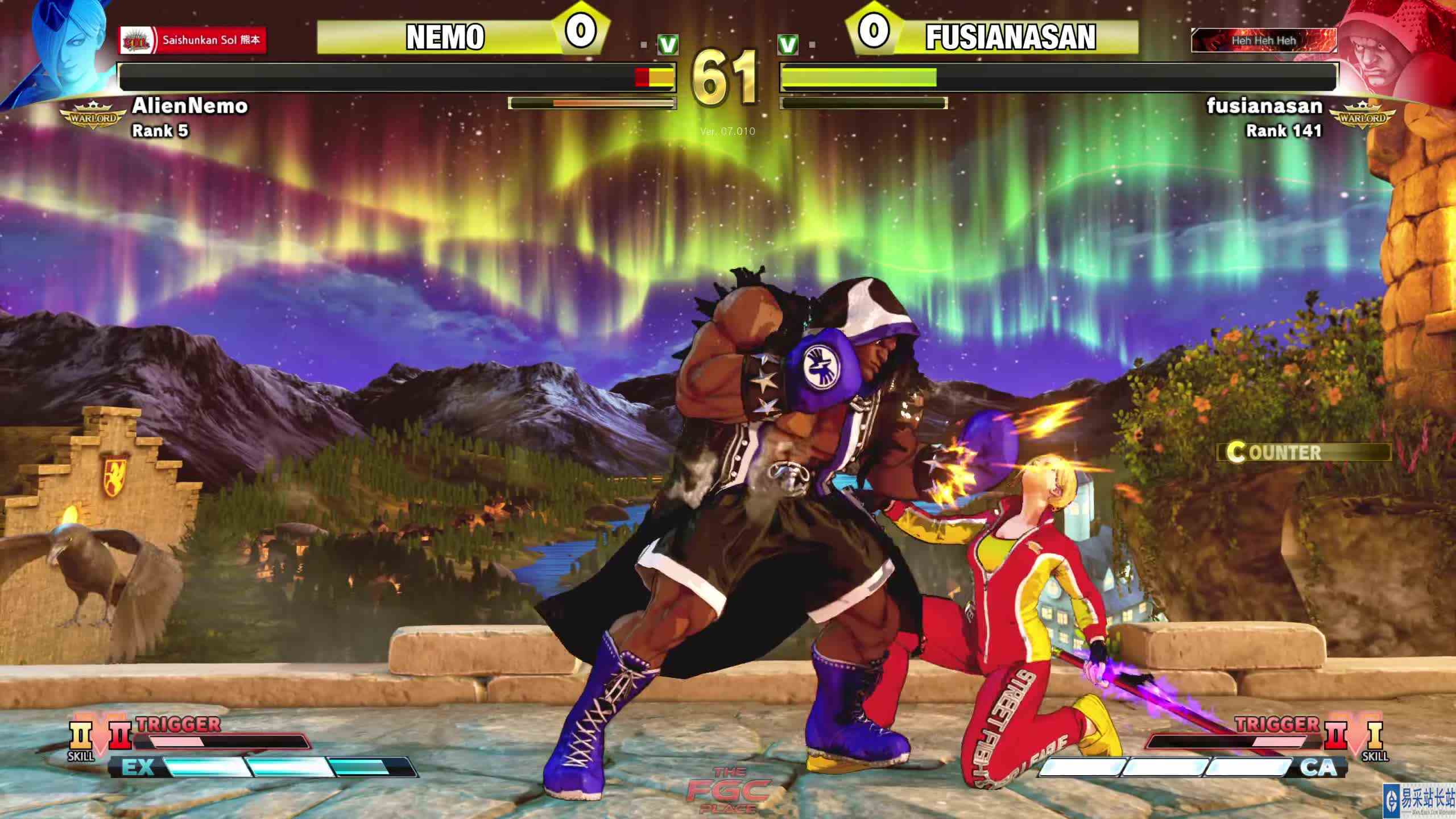 街霸 5：奶猫（法尔凯）VS Fusia（拜森） #游戏新星扶持计划 