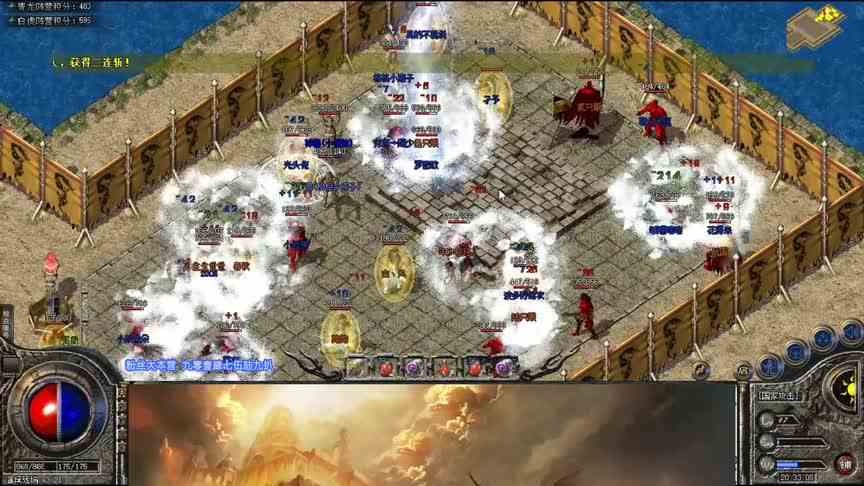 热血传奇，慌乱中捡到全区第一枚圣战戒指，破釜沉舟之战