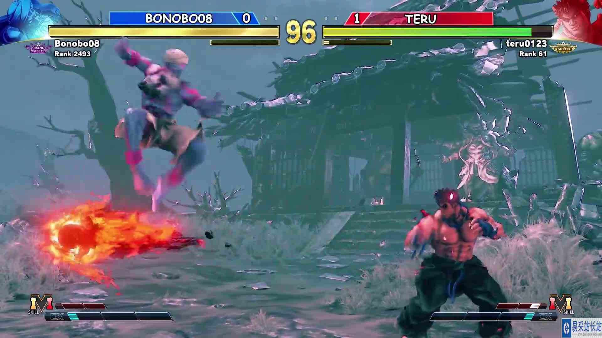 街霸 5：Bonobo08（达尔西姆）VS Teru（影隆） #游戏新星扶持计划 