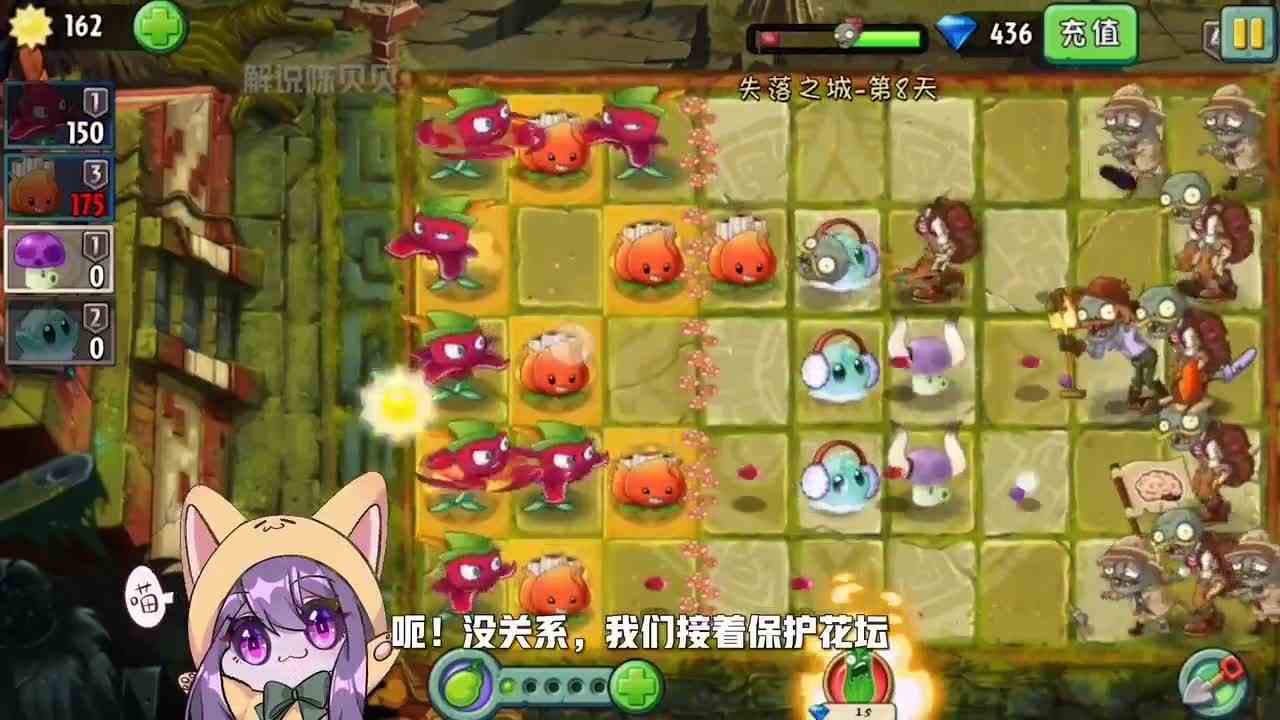 植物大战僵尸：保护花坛！从未失手！这就是戴夫脑子和花坛的差距！