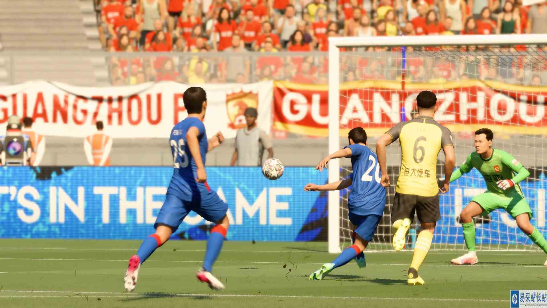 FIFA22：上海申花vs广州，全能力99总评会踢出欧冠的水平吗？ #头号玩家计划