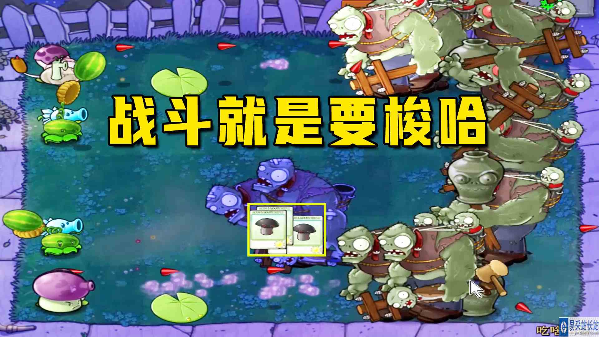 植物大战僵尸：吃啥用啥（下），就是战斗就是梭哈，爷们就要战斗#植物大战僵尸#单机游戏