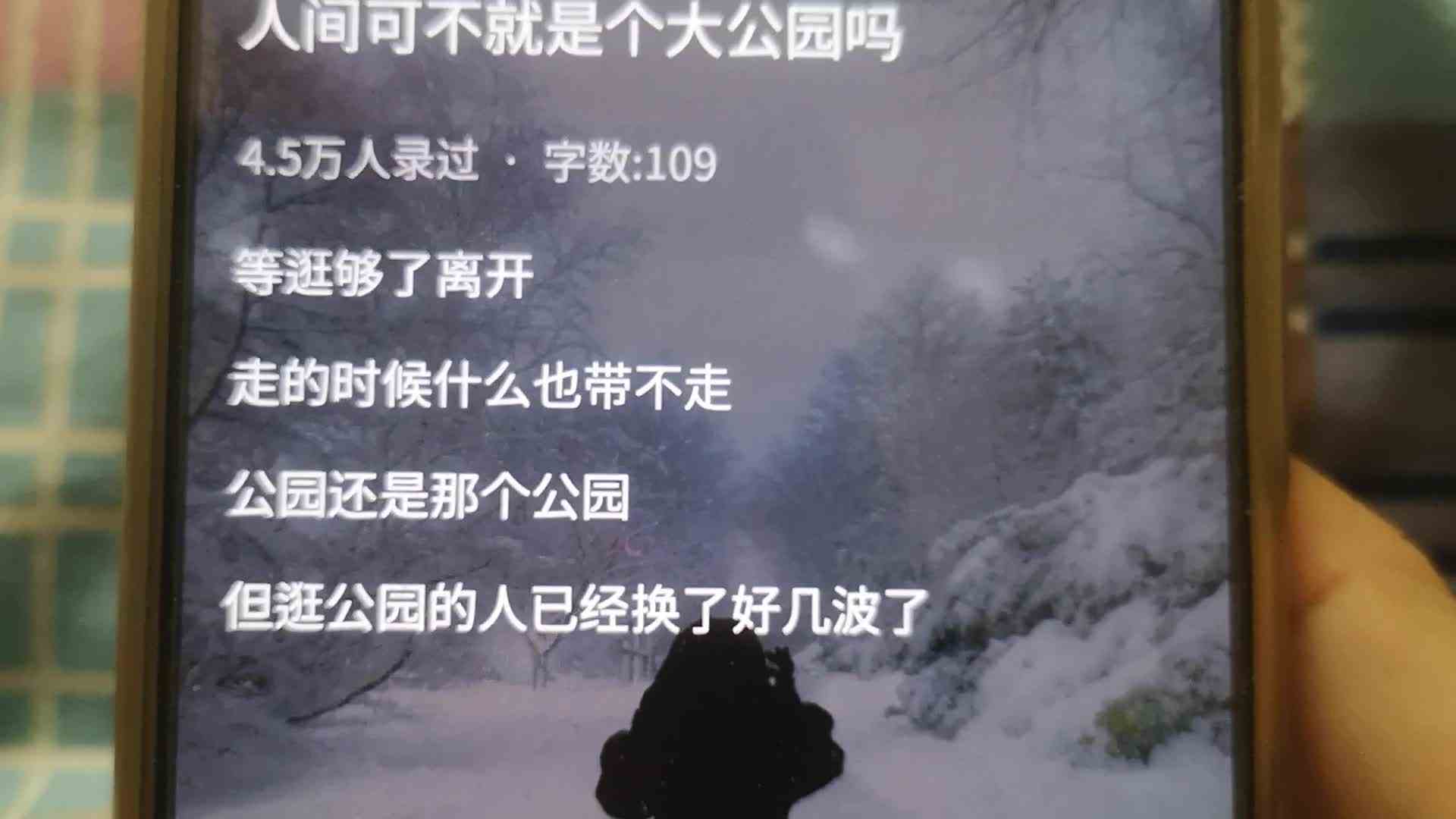 #闪耀吧星探 彩虹张声音天天打卡2 人间不就是一个大公园#我是Vlogger