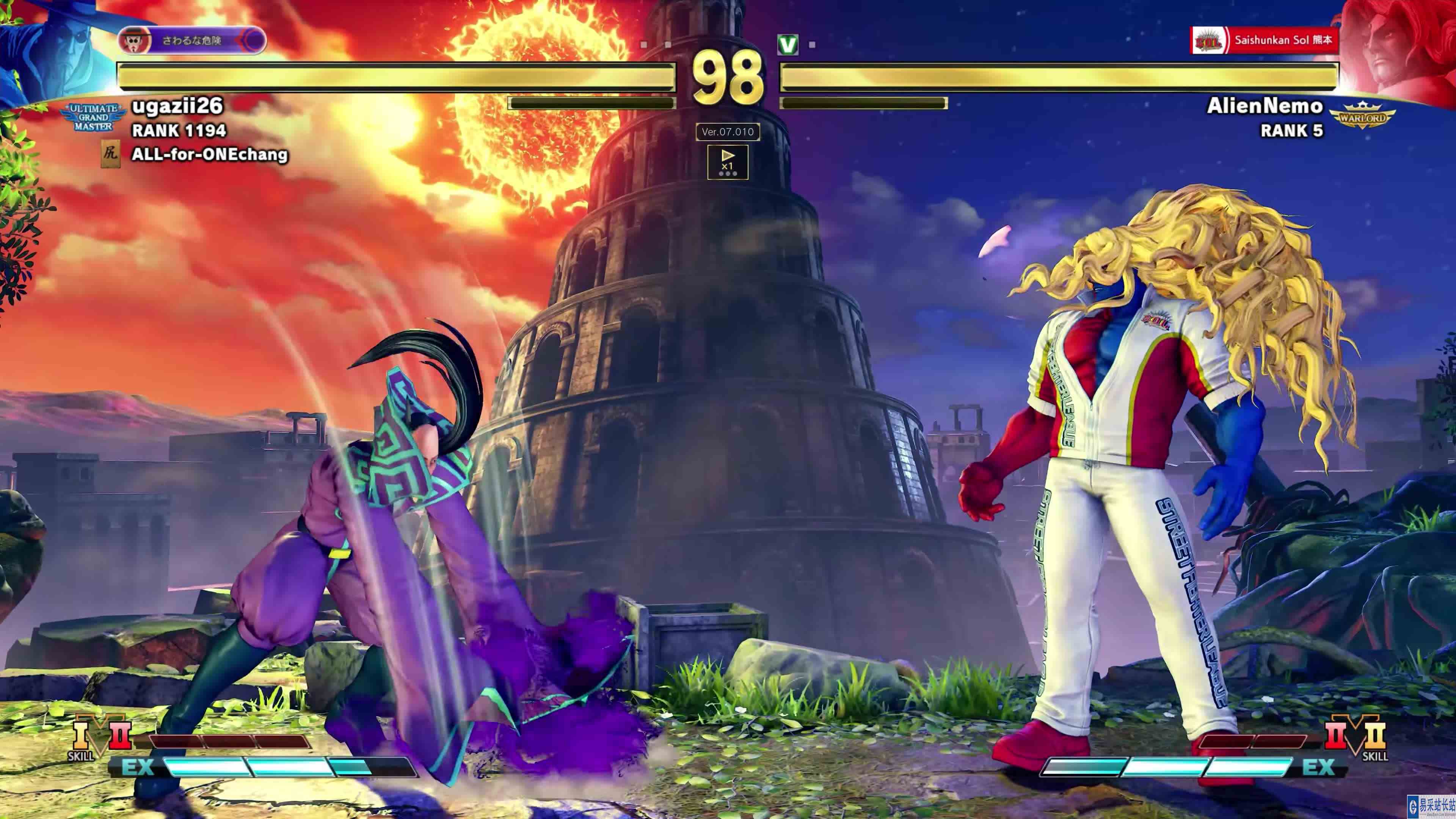 街霸 5：UGAZII（FANG）VS 奶猫（吉尔） #游戏新星扶持计划 