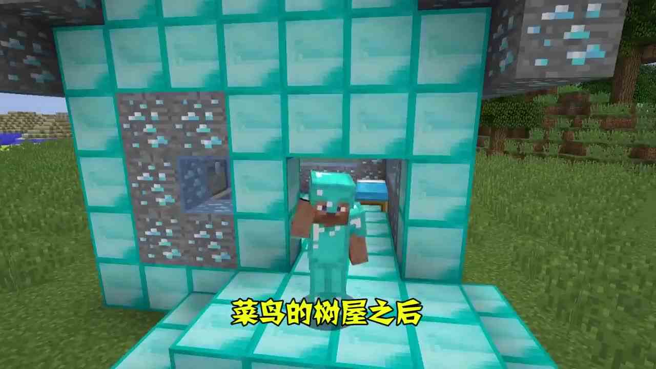 我的世界：菜鸟VS大神，哪一家的房子更有创意呢？