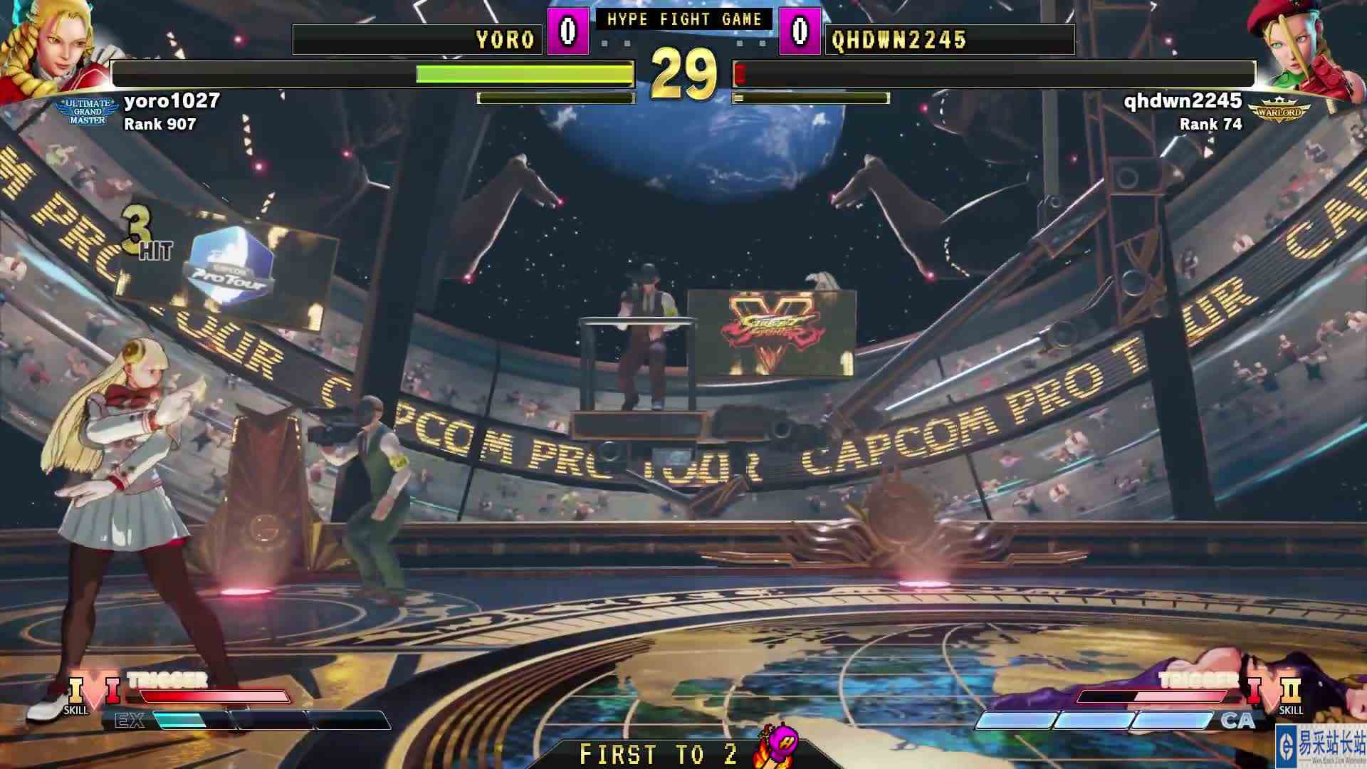 街霸 5：Yoro（卡琳）VS Qhdwn2245（嘉米） #游戏新星扶持计划 