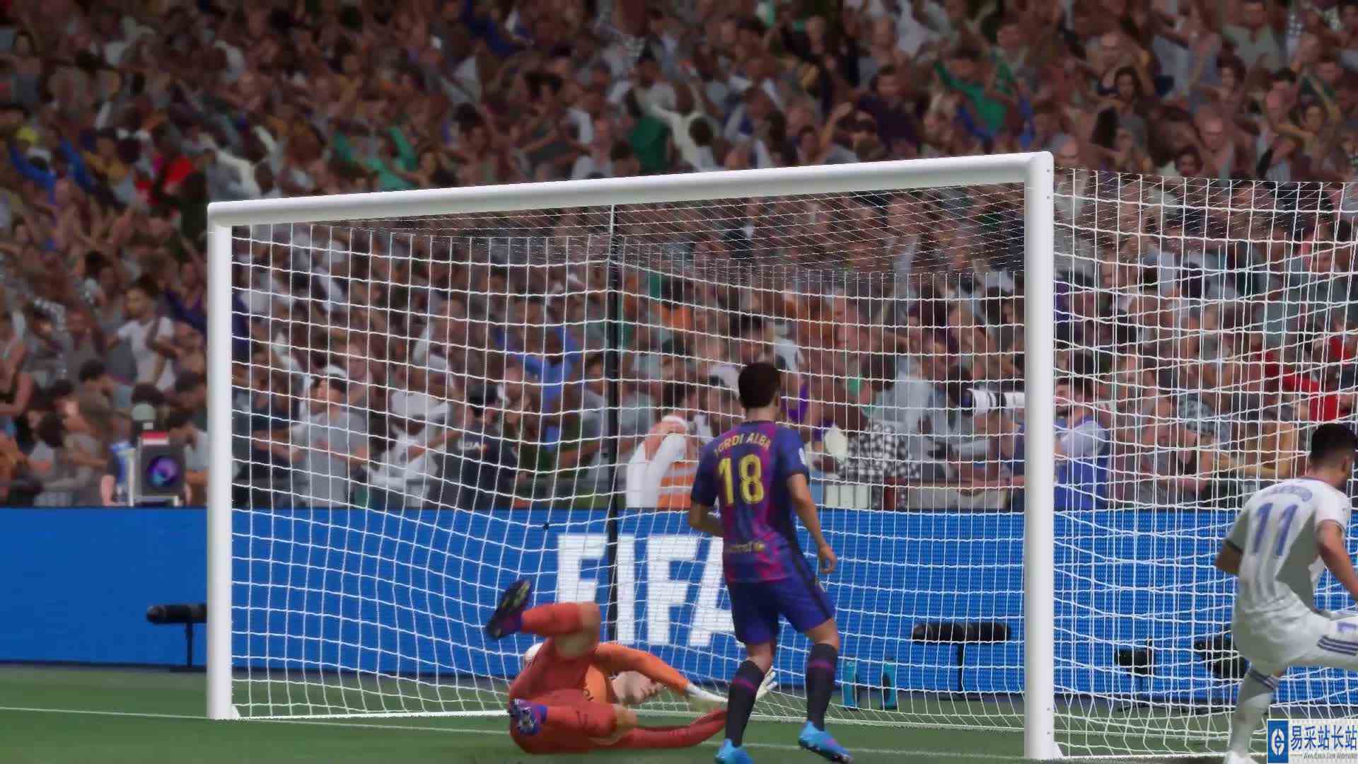 FIFA22神秘球模式：皇马大战巴萨，维尼修斯杂耍，奥巴梅扬传射 #头号玩家计划