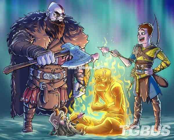 《战神诸神黄昏》SIE第一方工作室 友方庆发售贺图