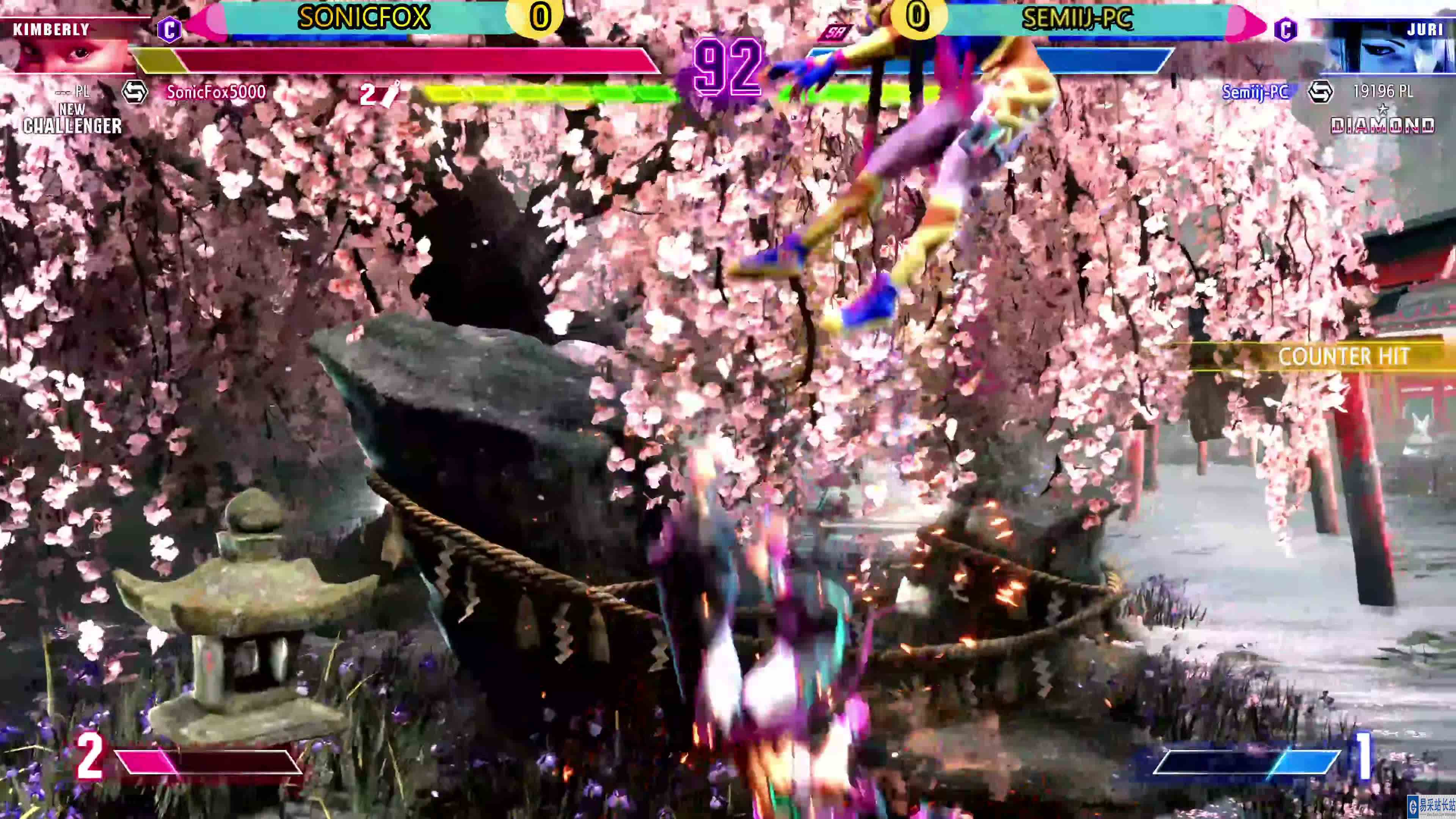 街霸 6：SONICFOX（金佰莉）VS SEMIIJ（茱莉） #游戏新星扶持计划 